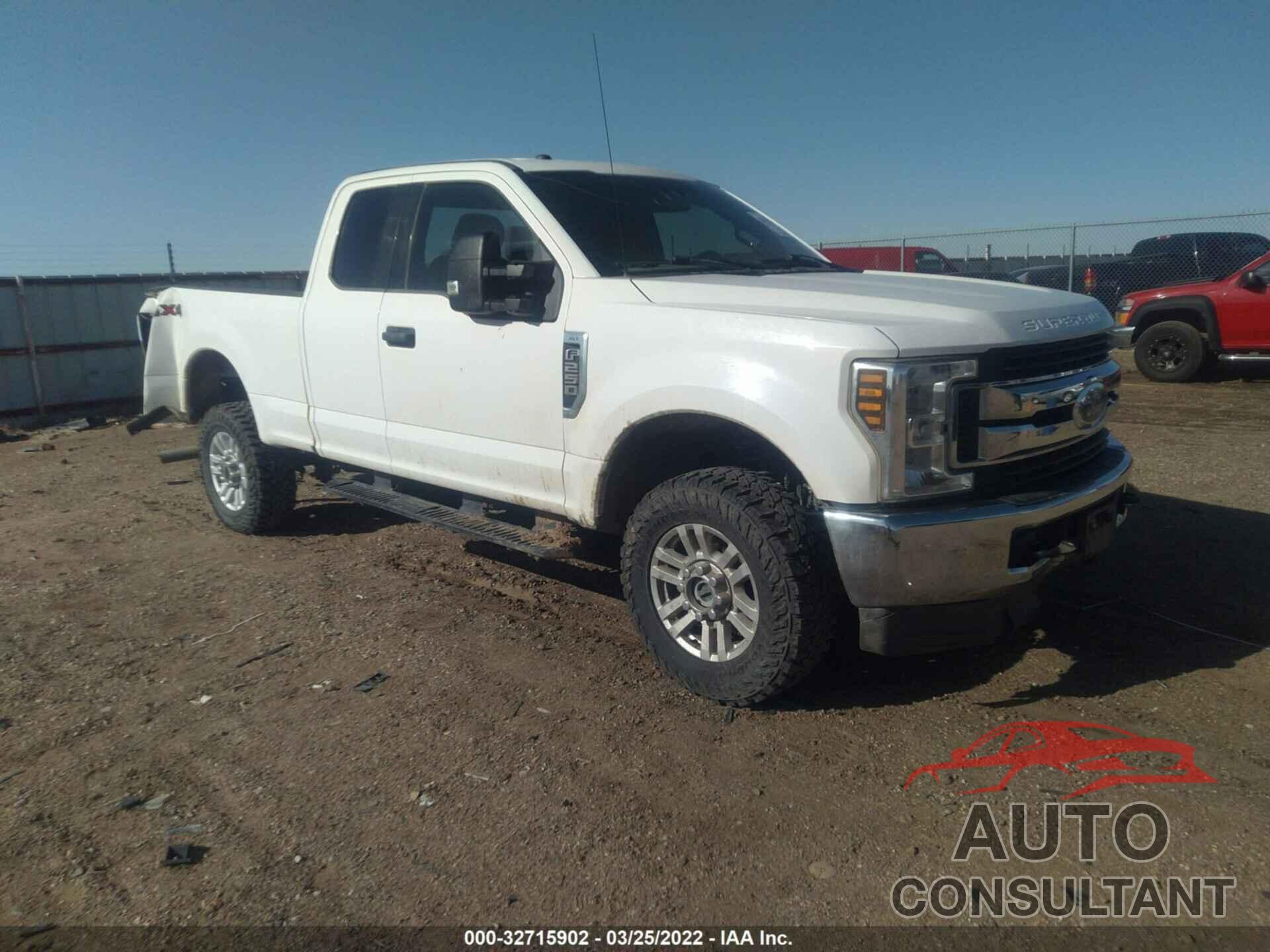 FORD SUPER DUTY F-250 SRW 2019 - 1FT7X2B60KEC99986