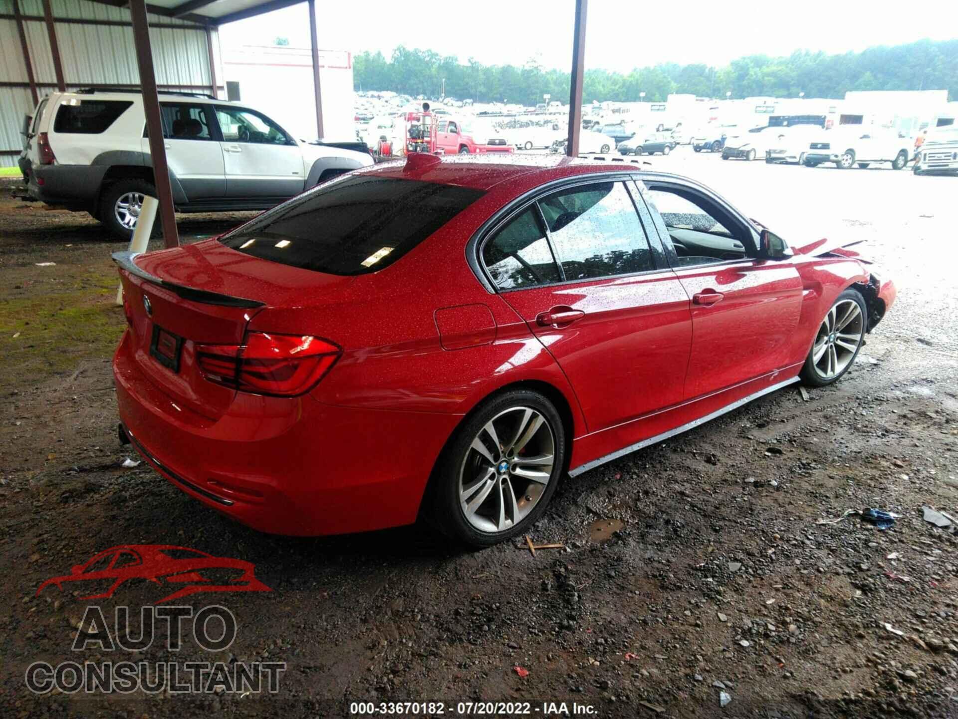 BMW 3 SERIES 2016 - WBA8E9G54GNU29291