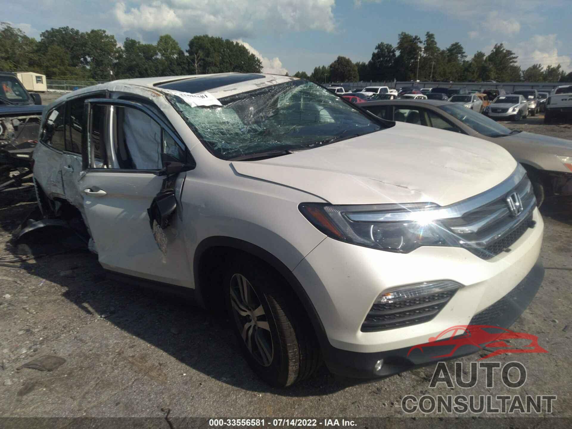 HONDA PILOT 2016 - 5FNYF6H53GB042372
