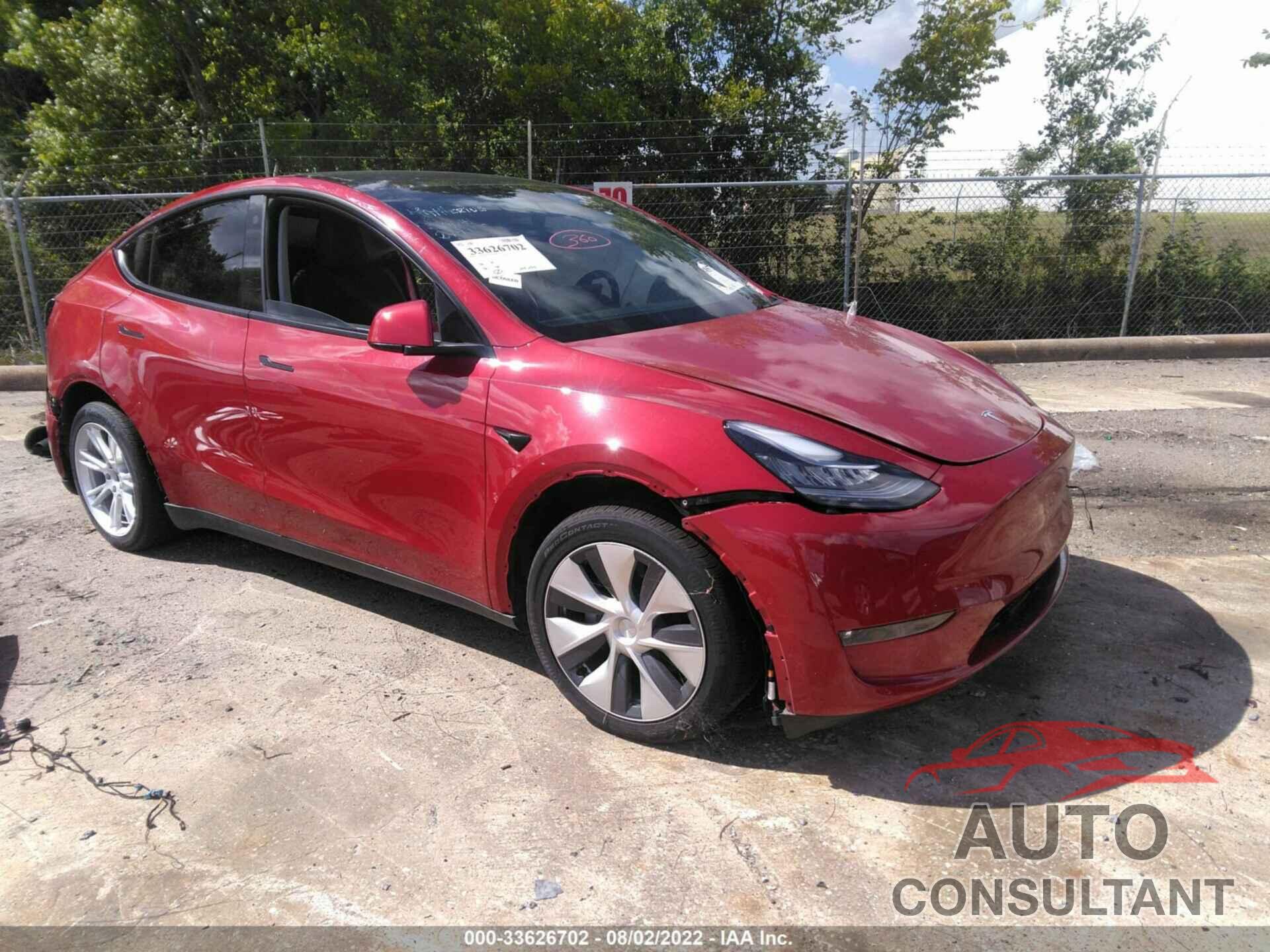 TESLA MODEL Y 2021 - 5YJYGDEE6MF279150