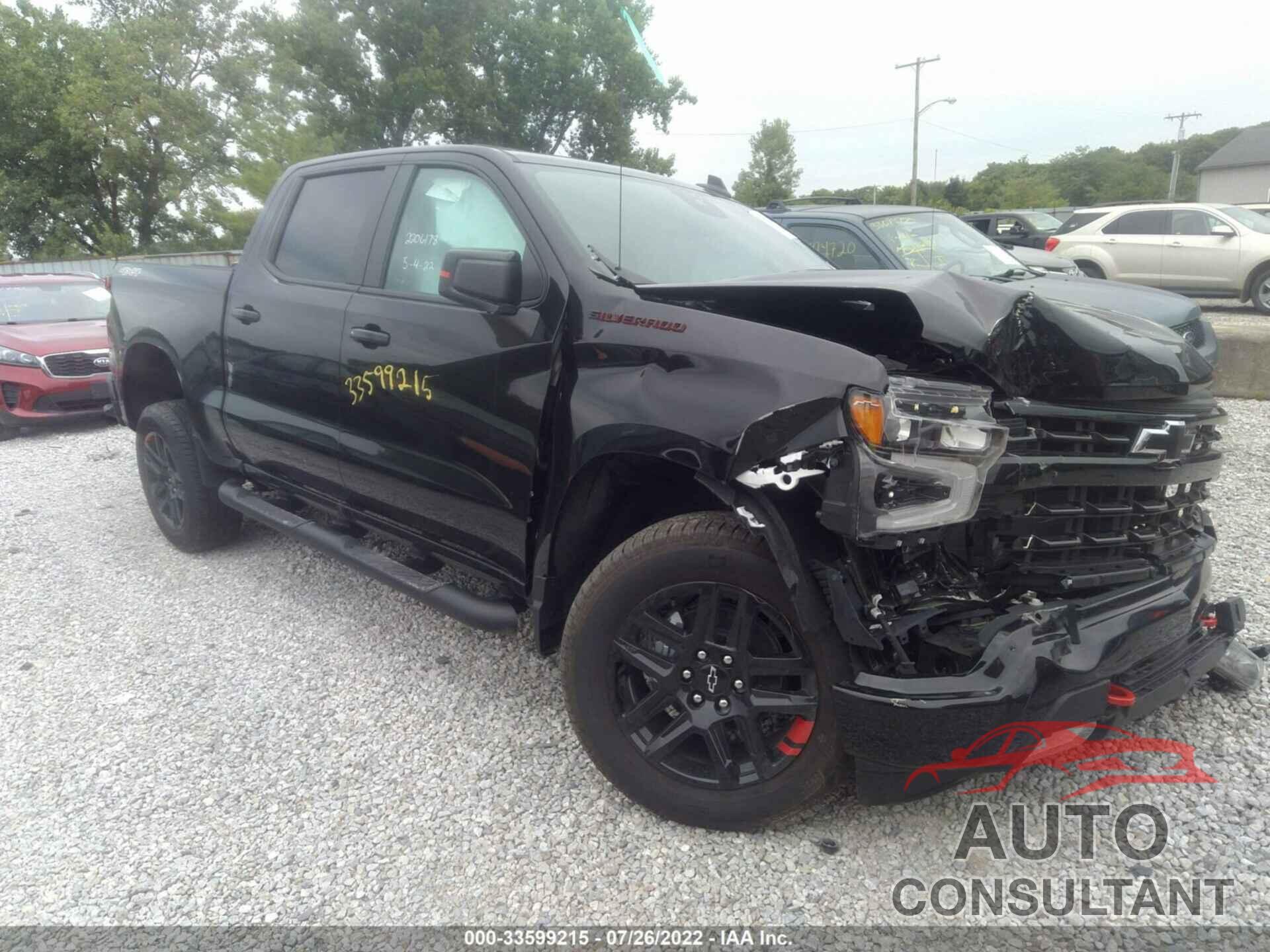 CHEVROLET SILVERADO 1500 2022 - 1GCUDEED2NZ510755