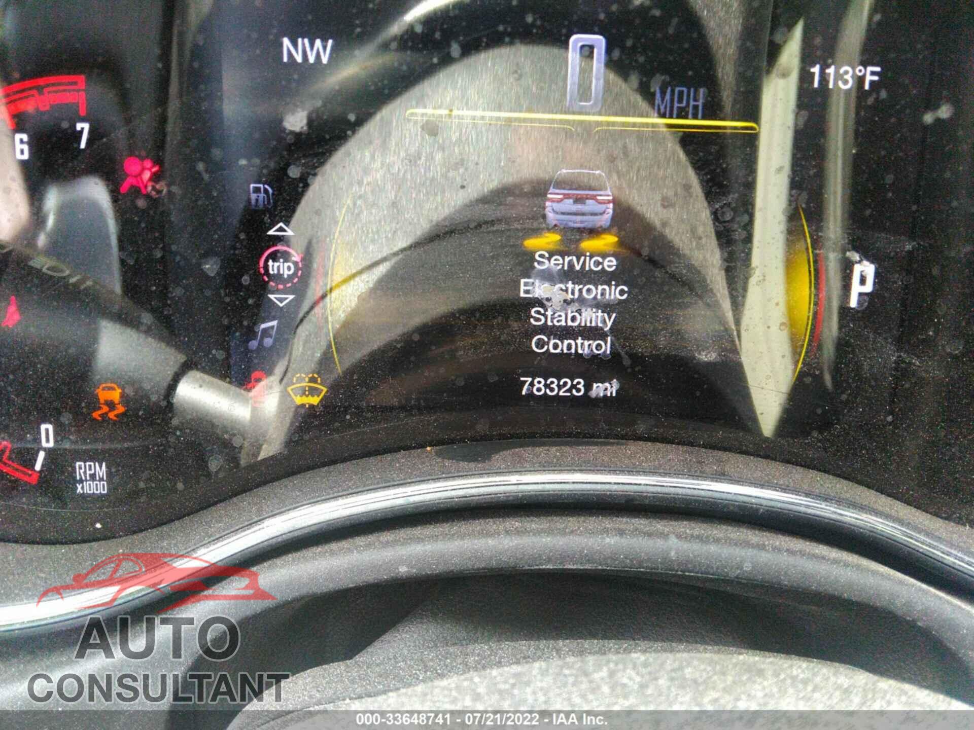 DODGE DURANGO 2017 - 1C4SDJCT6HC898557