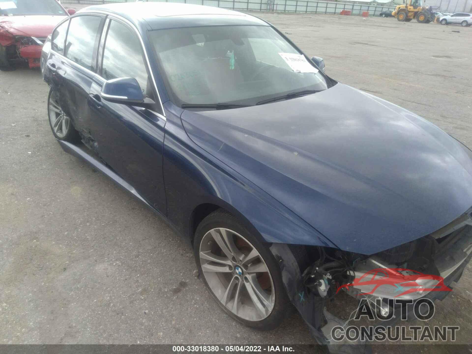 BMW 3 SERIES 2017 - WBA8B9G52HNU09194