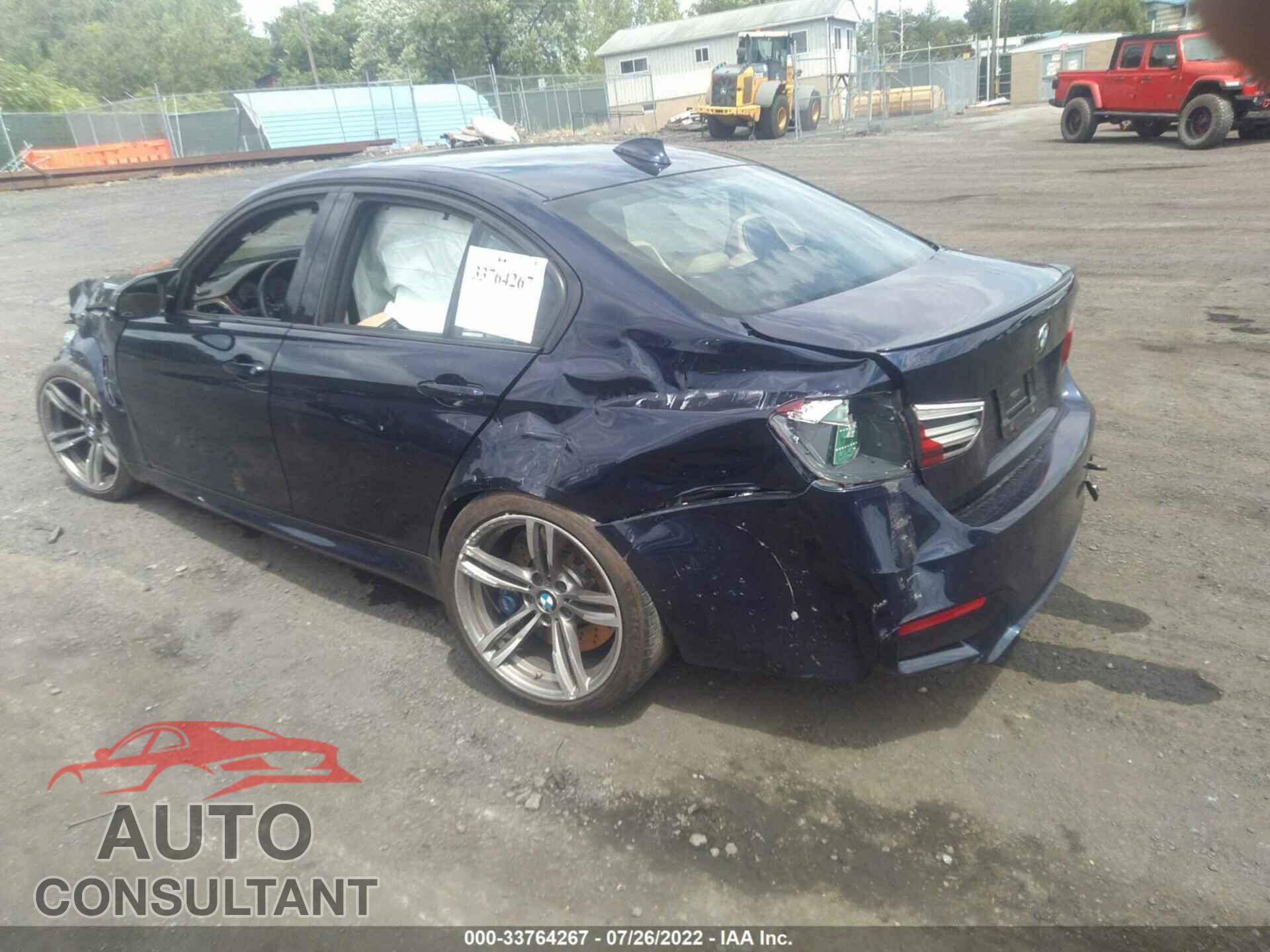 BMW M3 2016 - WBS8M9C51G5D30953