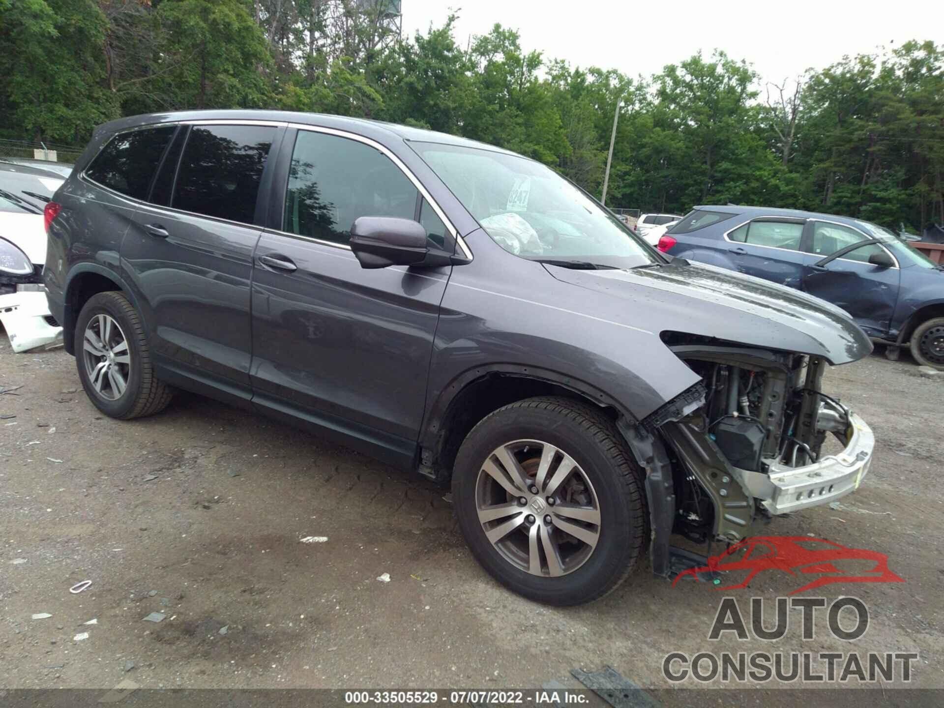 HONDA PILOT 2017 - 5FNYF6H52HB063019