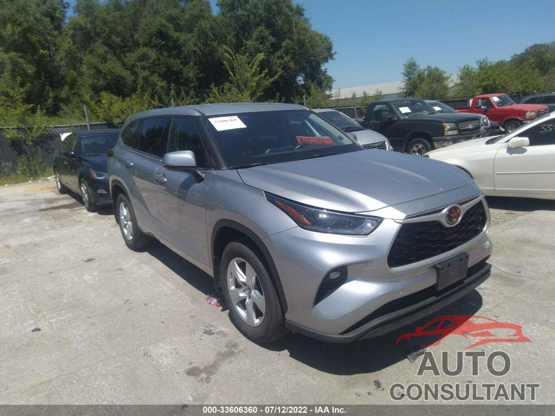 TOYOTA HIGHLANDER 2021 - 5TDBZRBH6MS121043