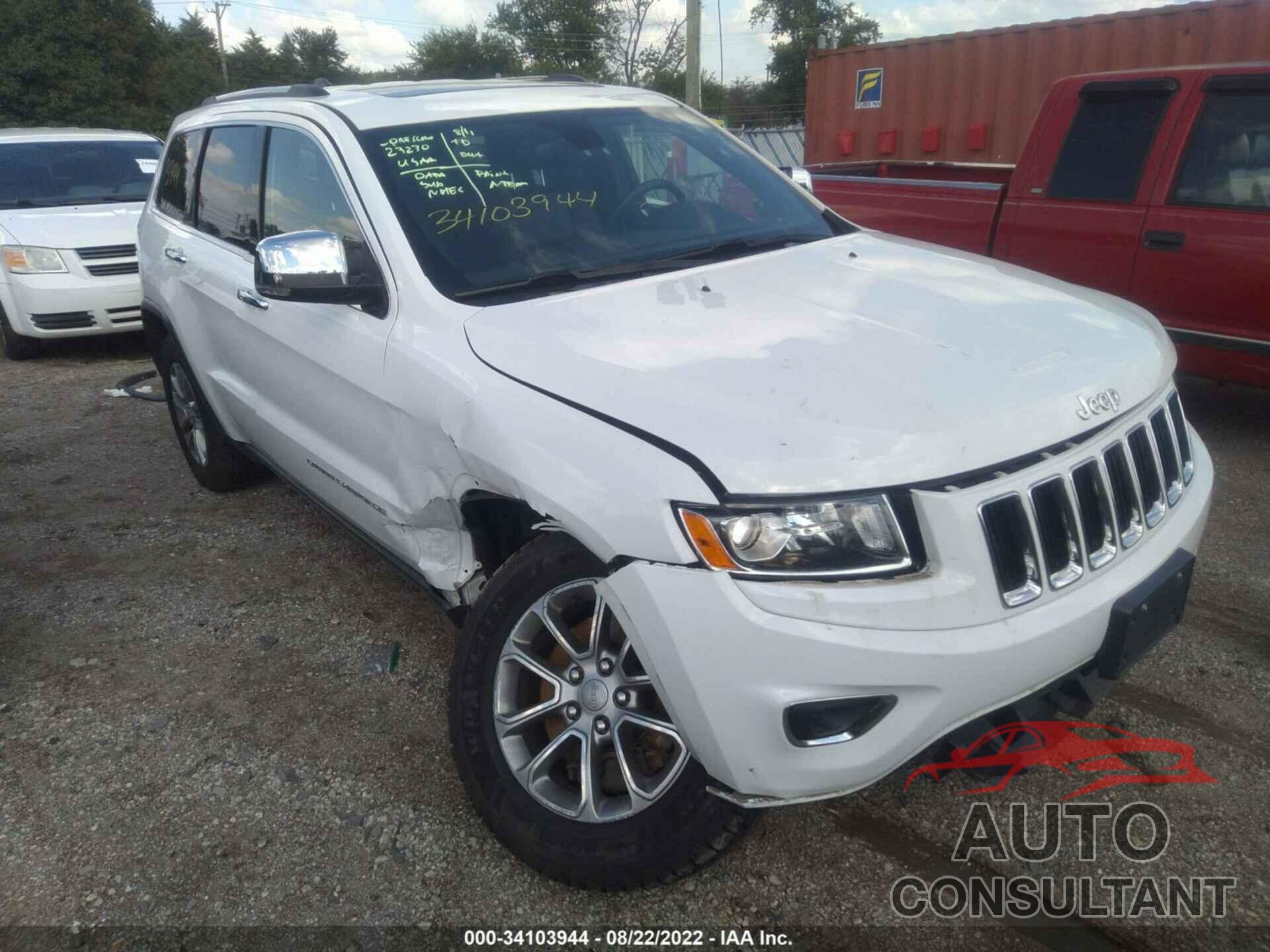 JEEP GRAND CHEROKEE 2016 - 1C4RJFBT3GC326771