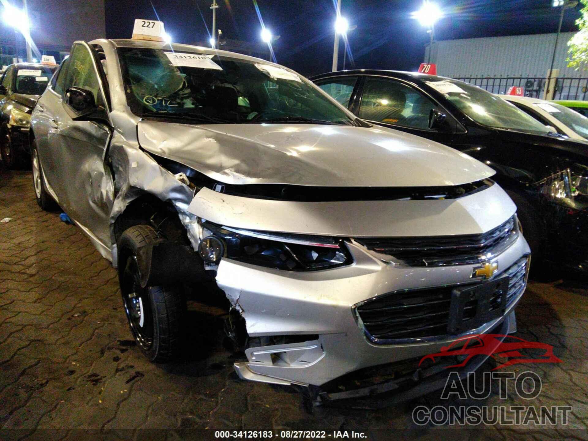 CHEVROLET MALIBU 2017 - 001ZB5ST1HF188289