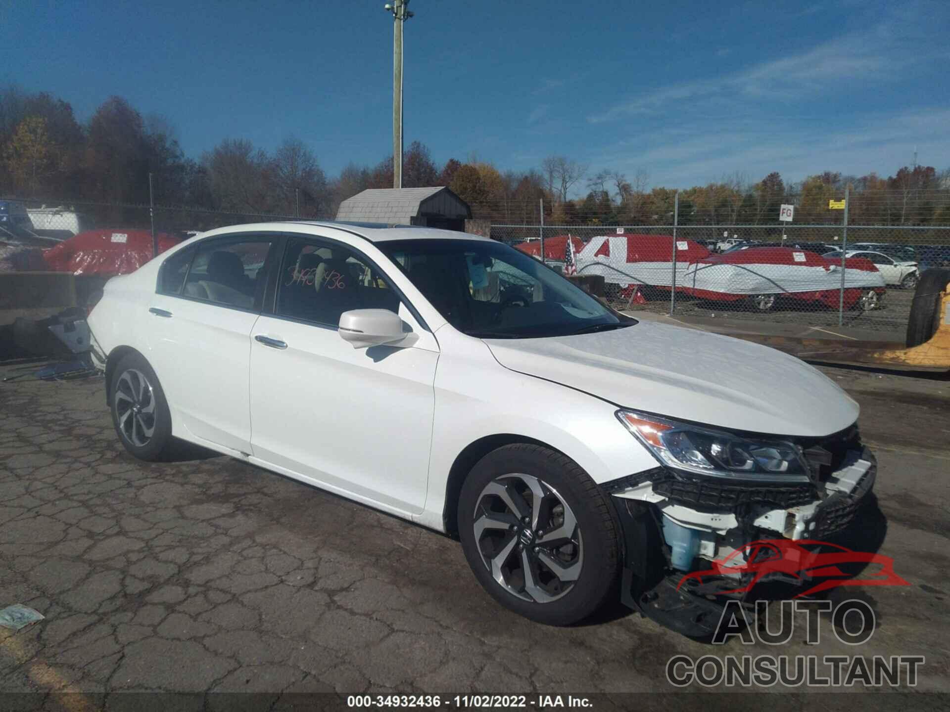 HONDA ACCORD SEDAN 2016 - 1HGCR2F81GA177500