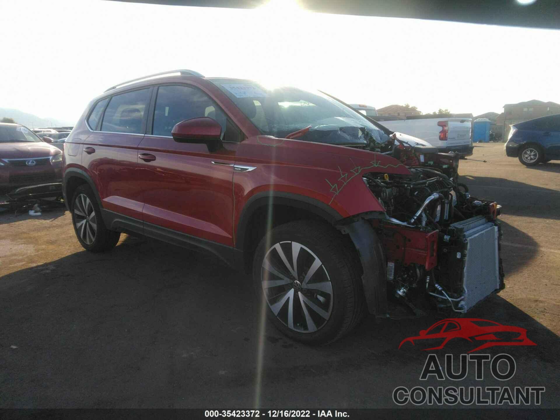 VOLKSWAGEN TAOS 2022 - 3VVTX7B20NM081054