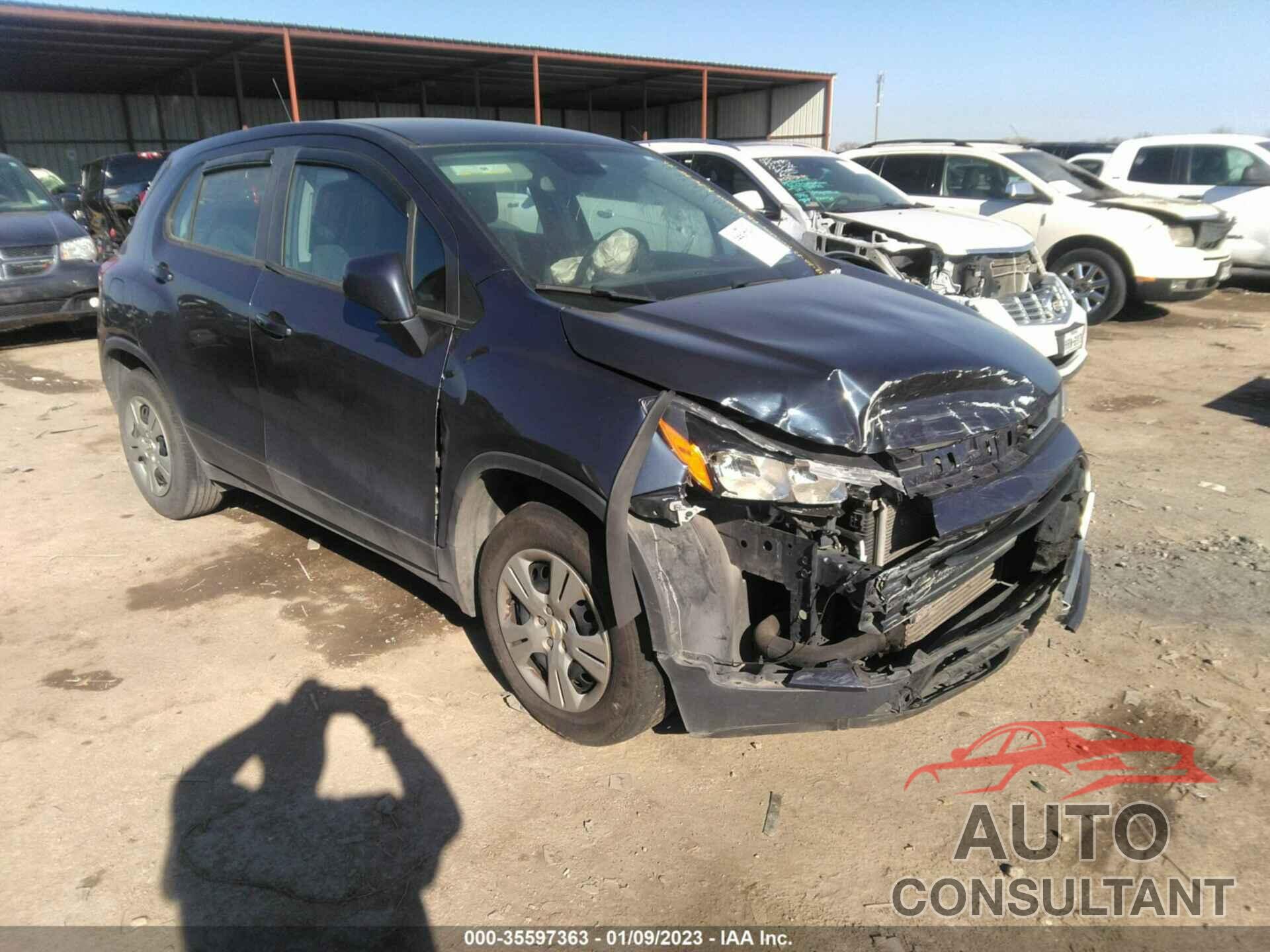 CHEVROLET TRAX 2018 - 3GNCJKSB3JL206302