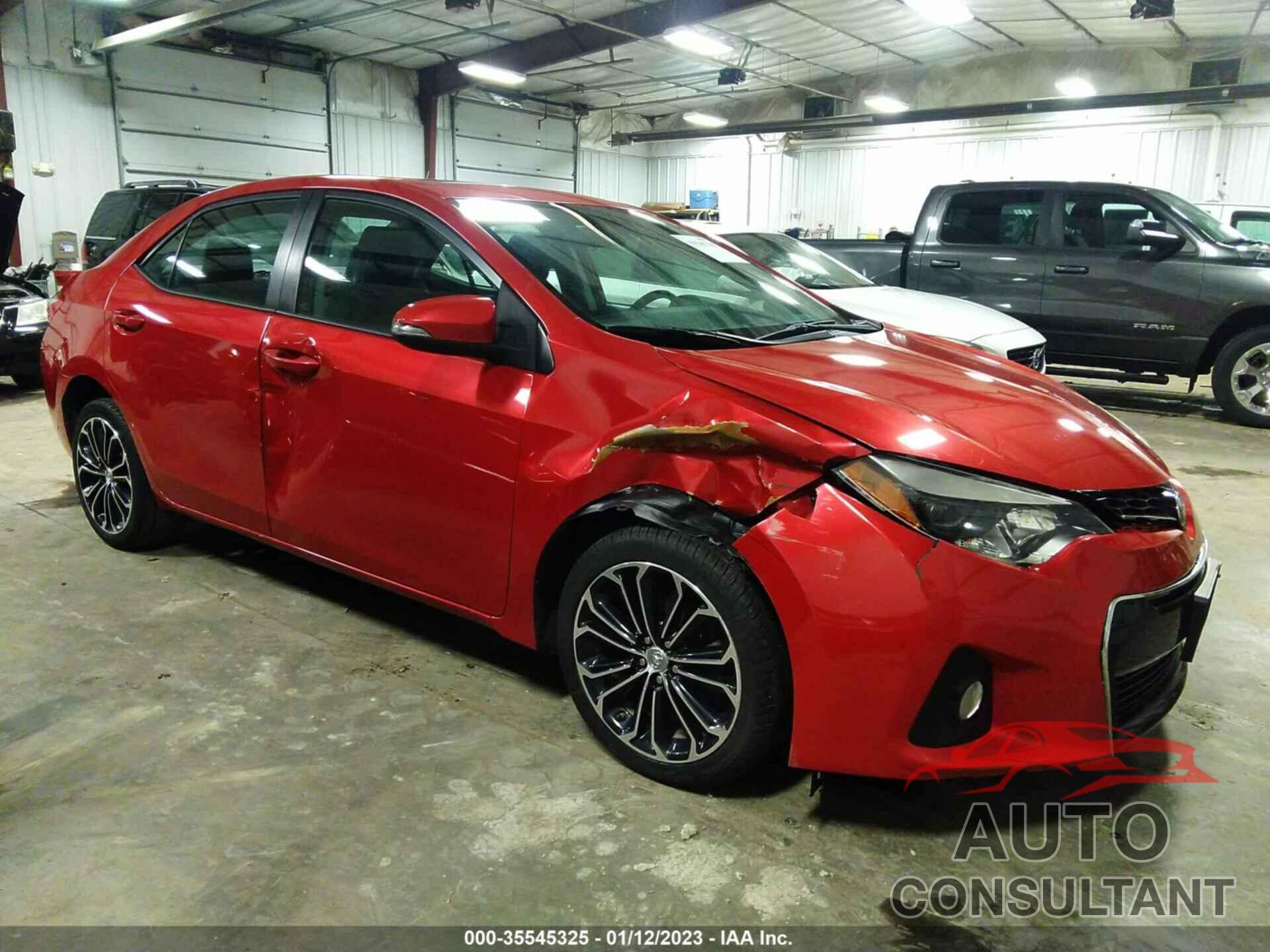 TOYOTA COROLLA 2016 - 5YFBURHE2GP383697