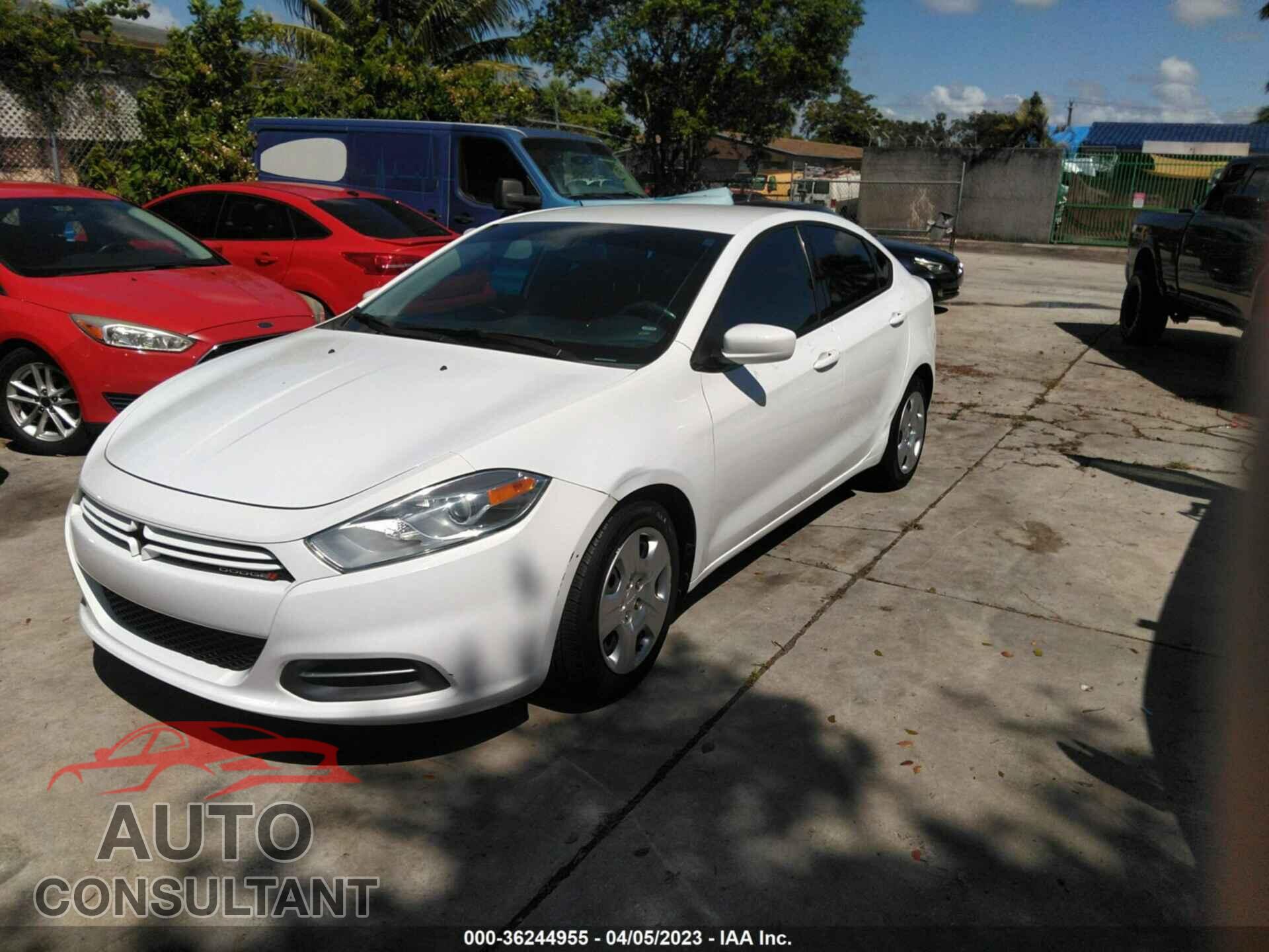 DODGE DART 2015 - 1C3CDFAA0FD213337