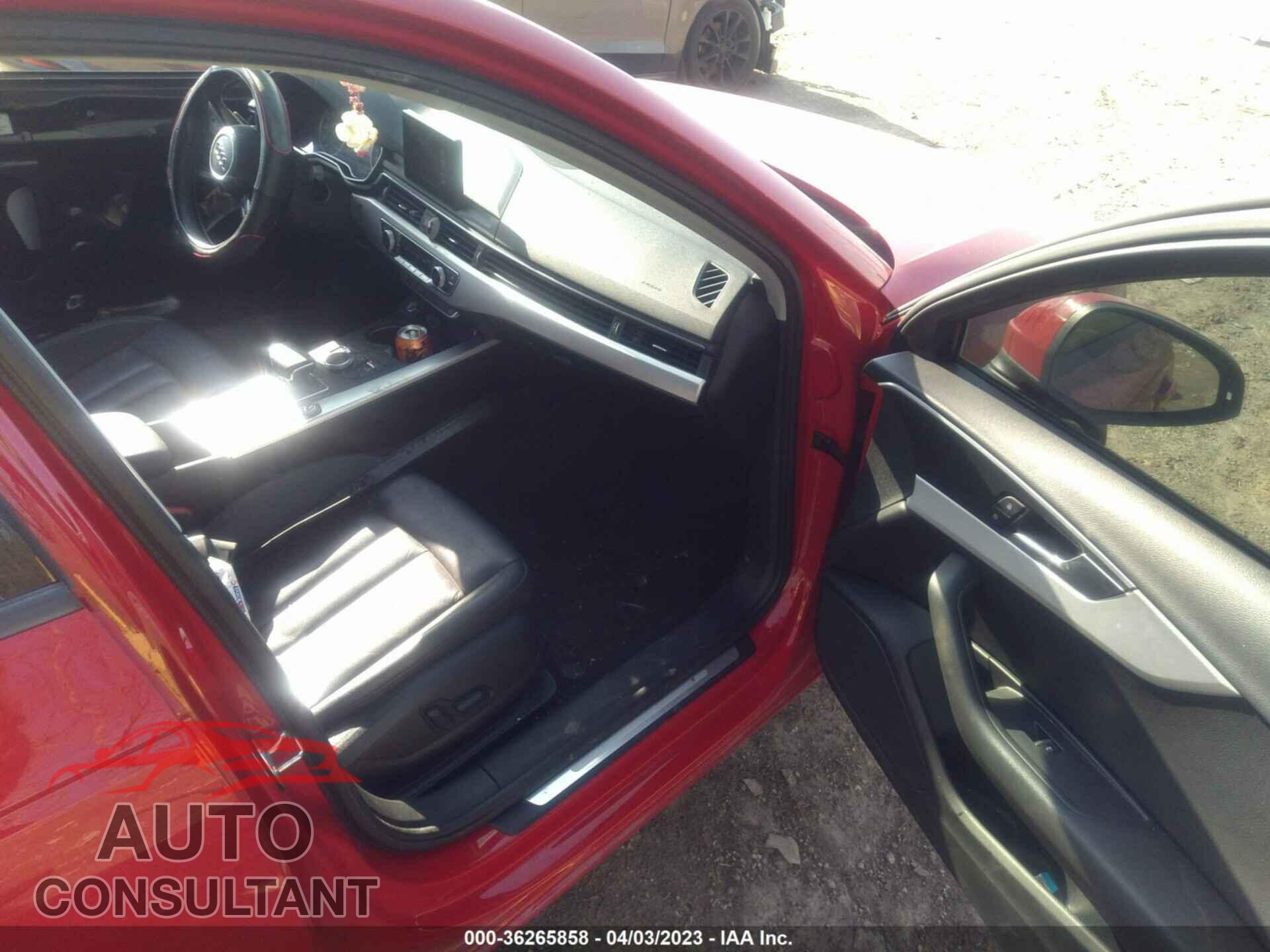 AUDI A4 2017 - WAUGMAF49HN036641
