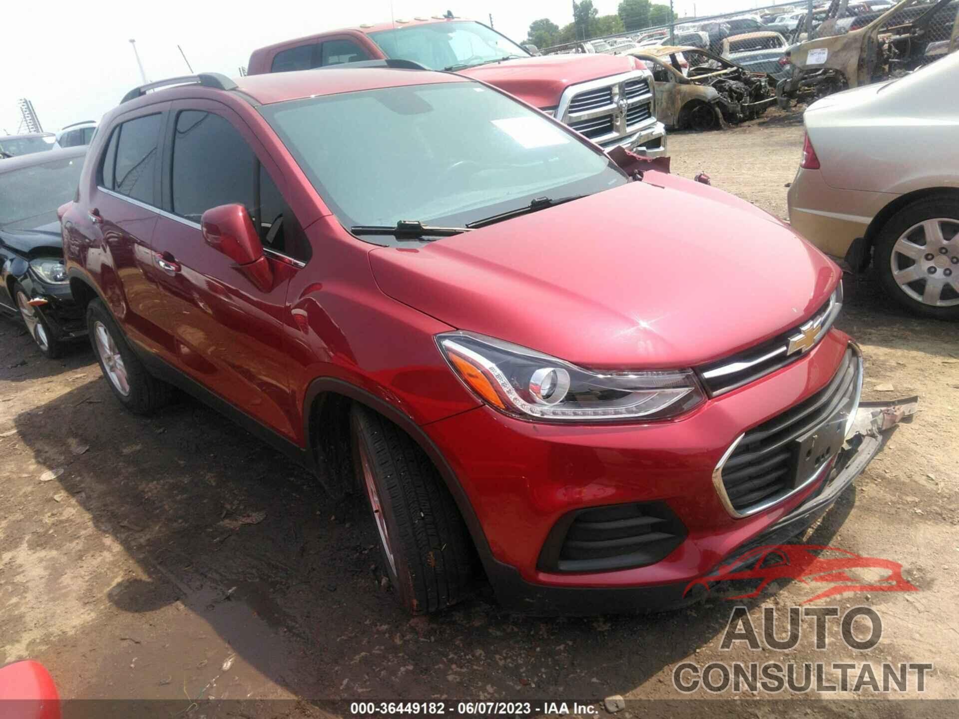 CHEVROLET TRAX 2018 - 3GNCJLSB3JL153025