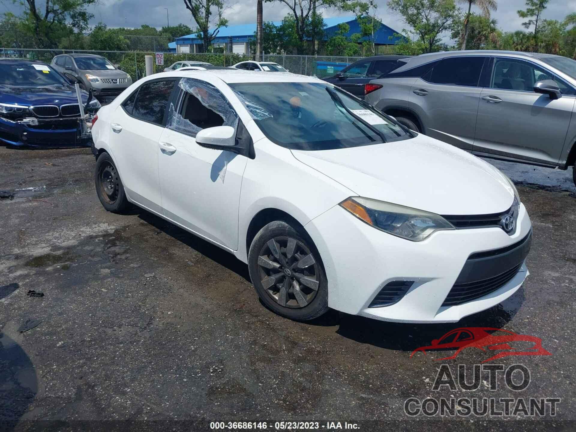TOYOTA COROLLA 2016 - 2T1BURHE6GC630140