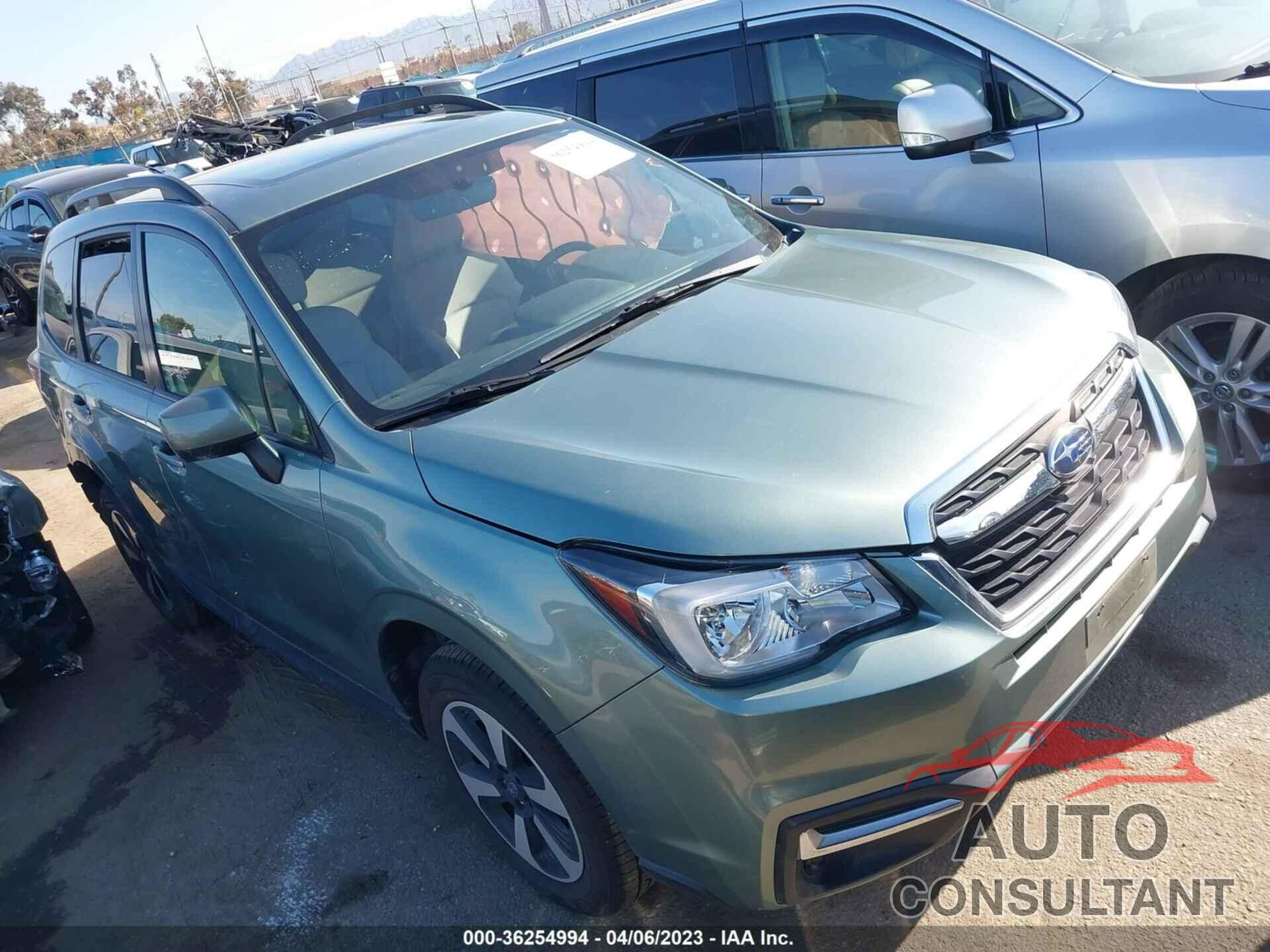 SUBARU FORESTER 2018 - JF2SJAEC4JH573681