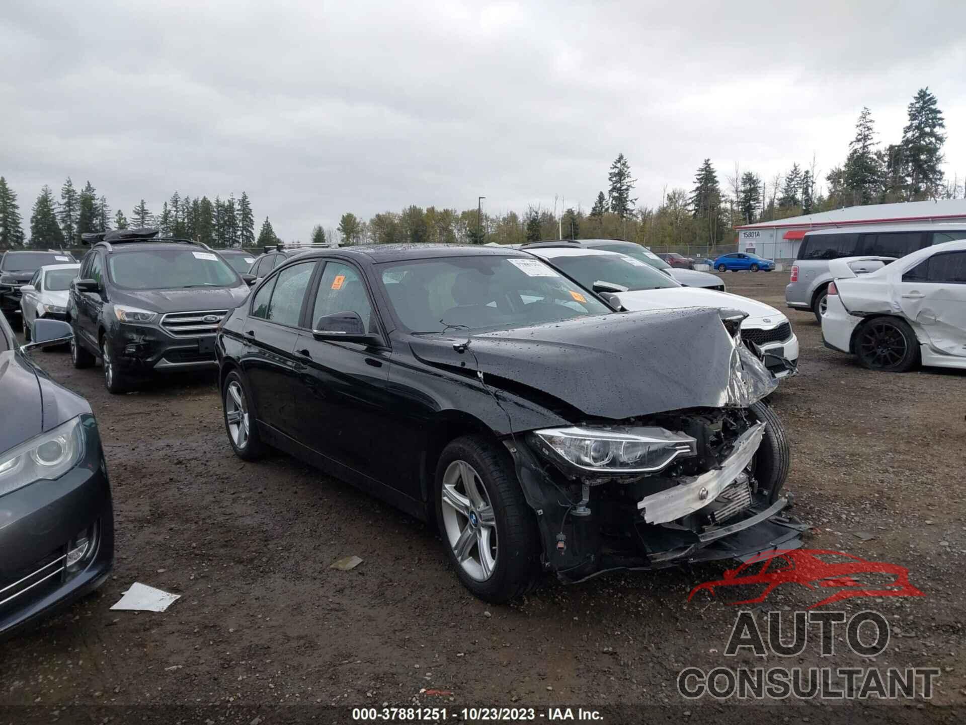 BMW 3 SERIES 2015 - WBA3B5C51FF962001