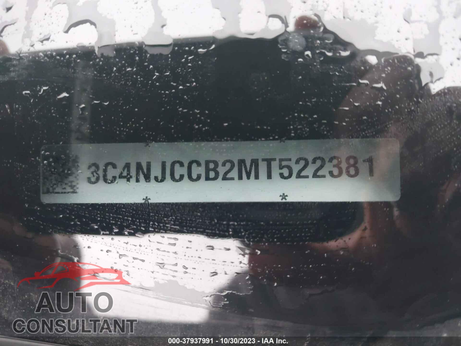 JEEP COMPASS 2021 - 3C4NJCCB2MT522381