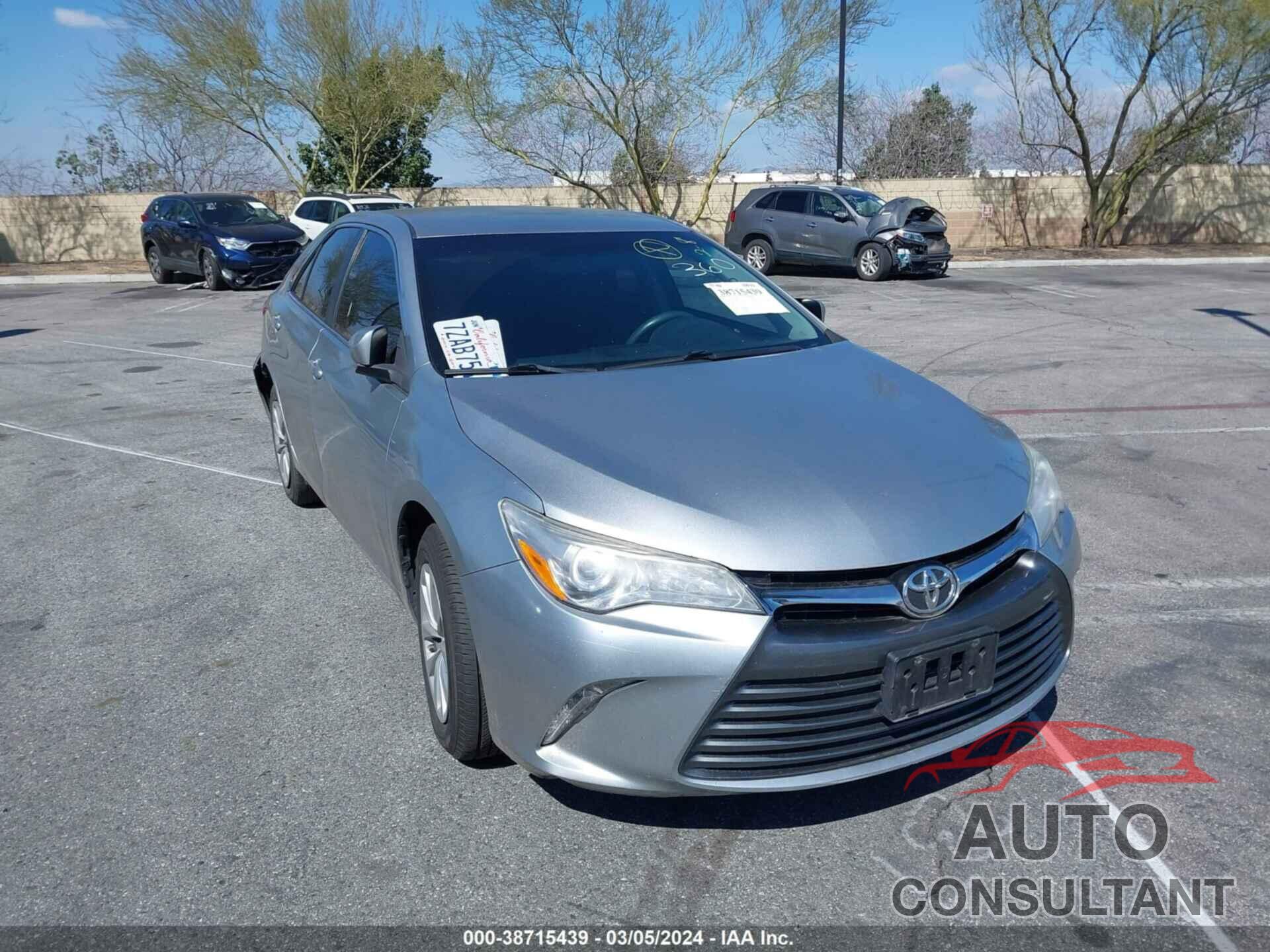 TOYOTA CAMRY 2017 - 4T1BF1FK8HU406937