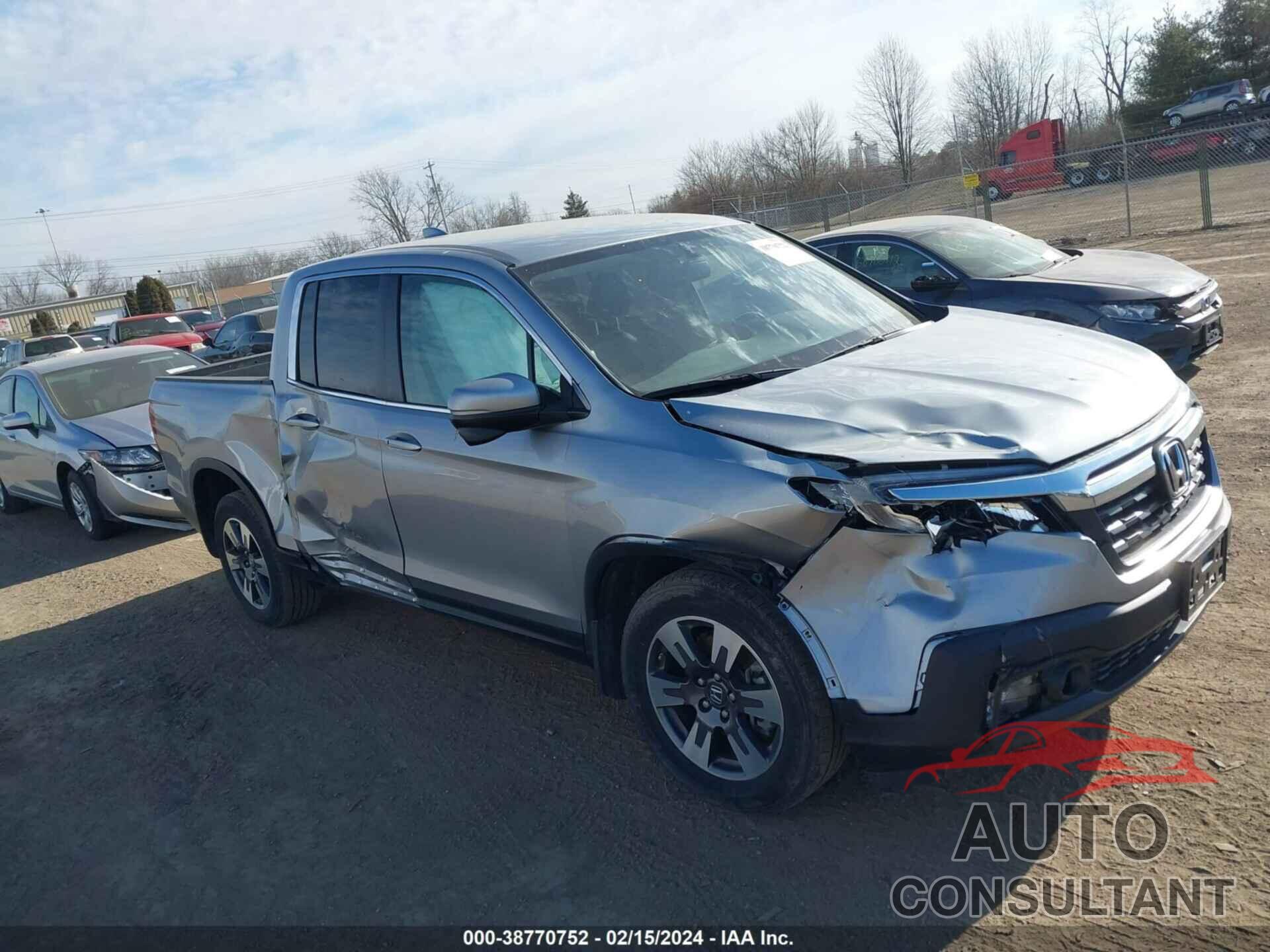 HONDA RIDGELINE 2017 - 5FPYK3F66HB008005