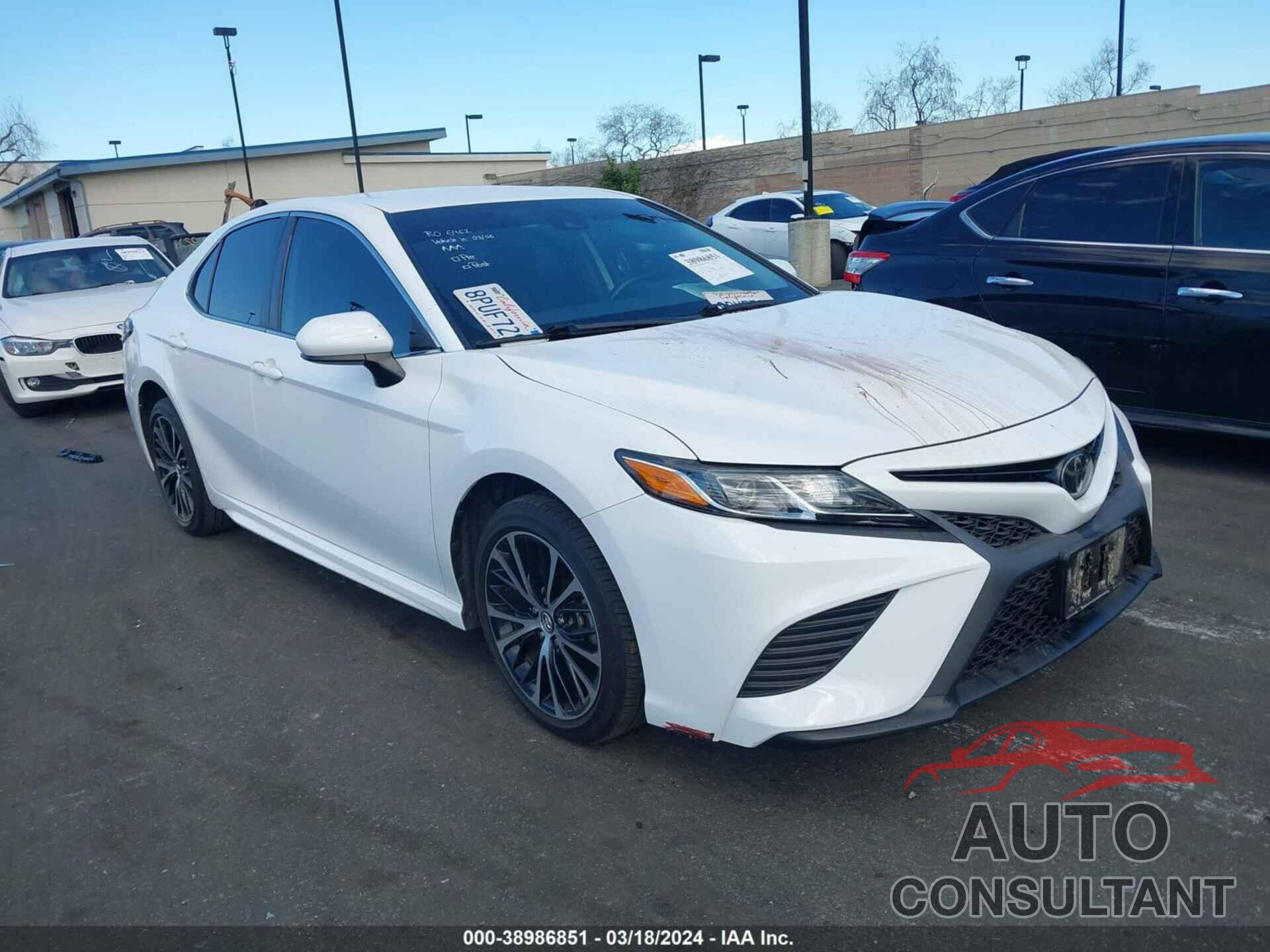 TOYOTA CAMRY 2020 - 4T1G11AK4LU885524