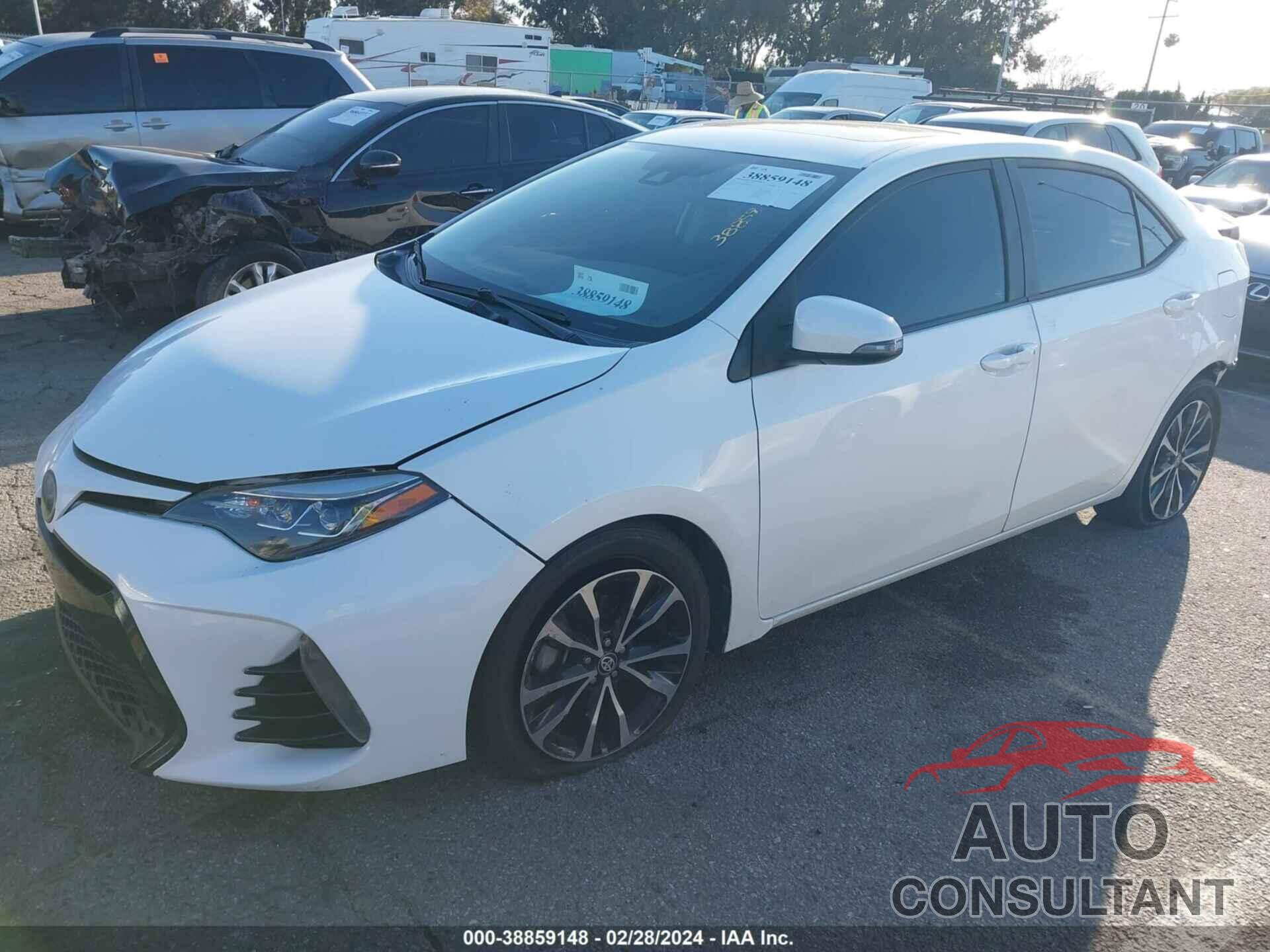 TOYOTA COROLLA 2017 - 5YFBURHE0HP672854