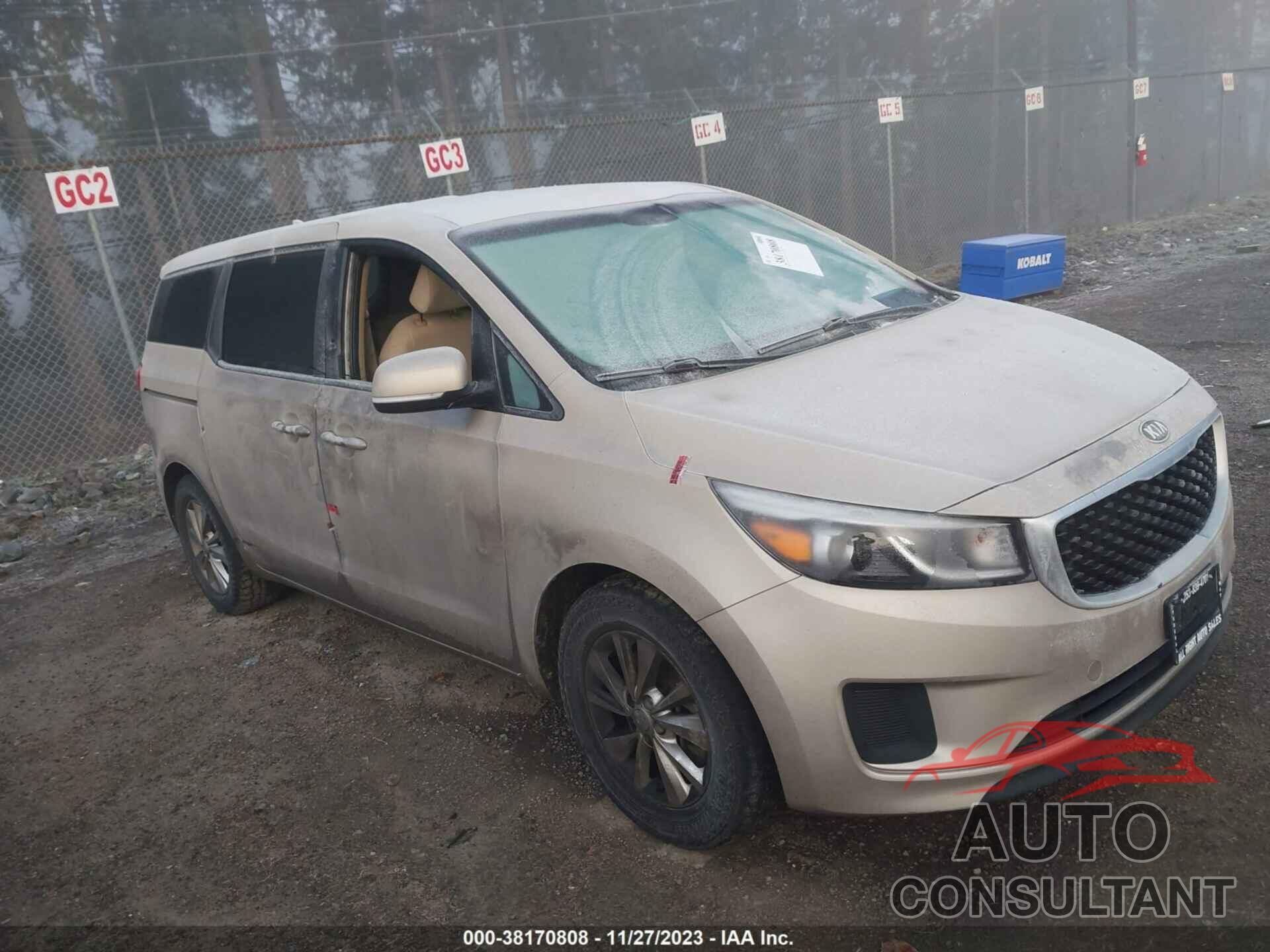 KIA SEDONA 2017 - KNDMB5C13H6219301