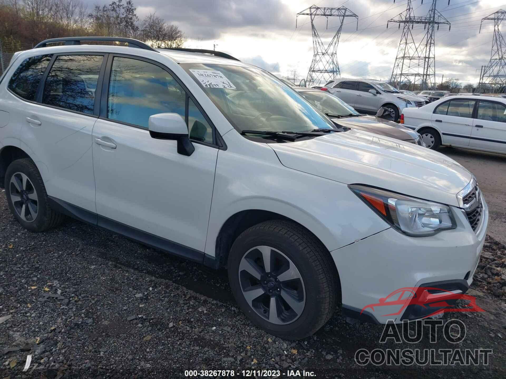 SUBARU FORESTER 2018 - JF2SJAGC4JH563603