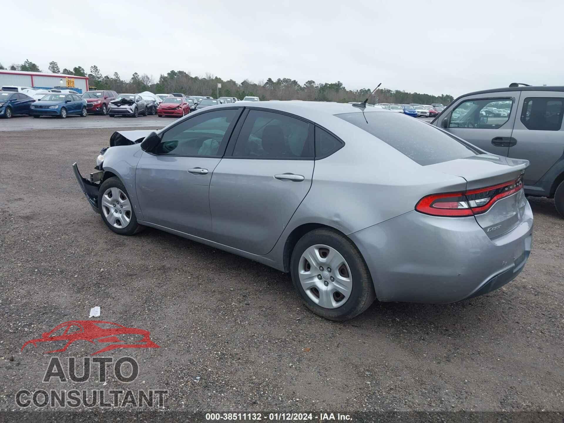 DODGE DART 2016 - 1C3CDFAA5GD680268