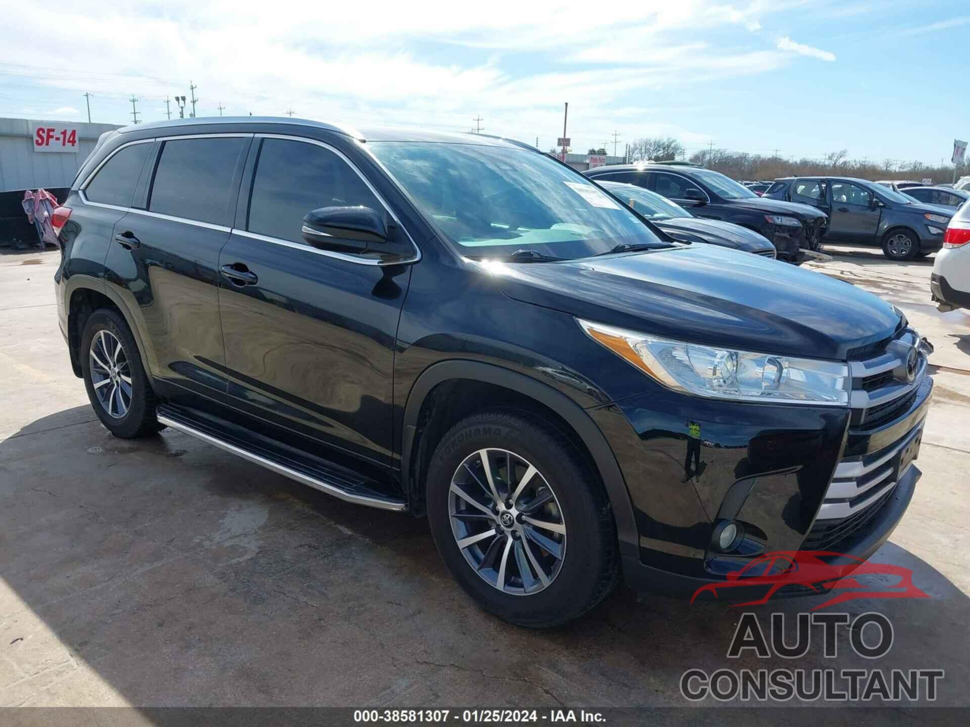 TOYOTA HIGHLANDER 2017 - 5TDKZRFH3HS207829