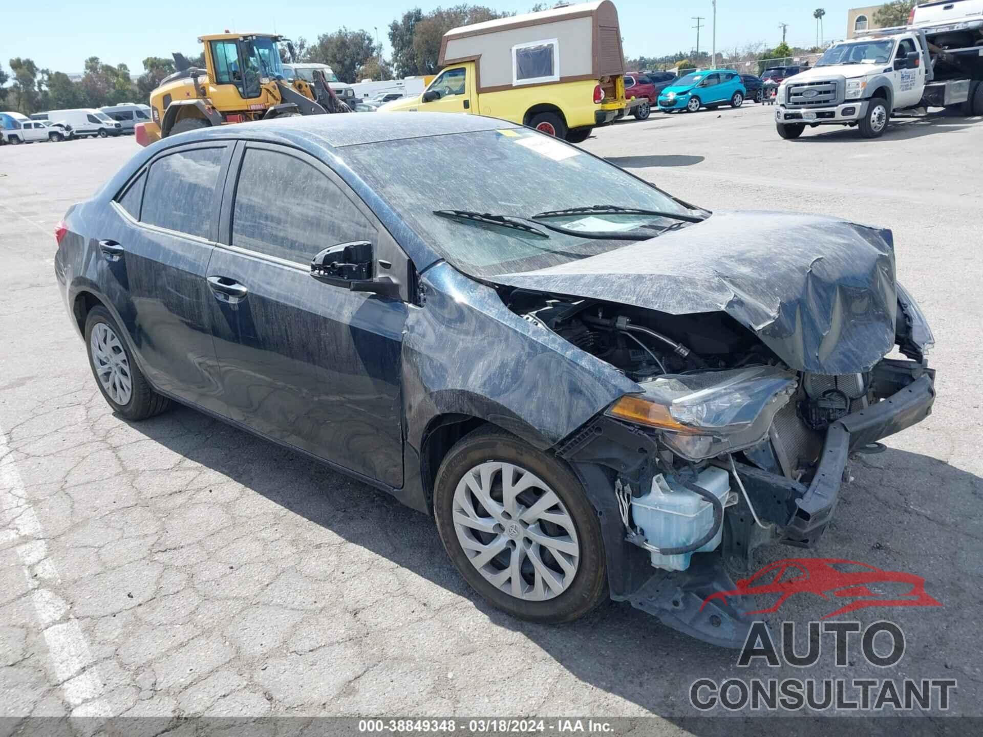 TOYOTA COROLLA 2019 - 2T1BURHE9KC149890