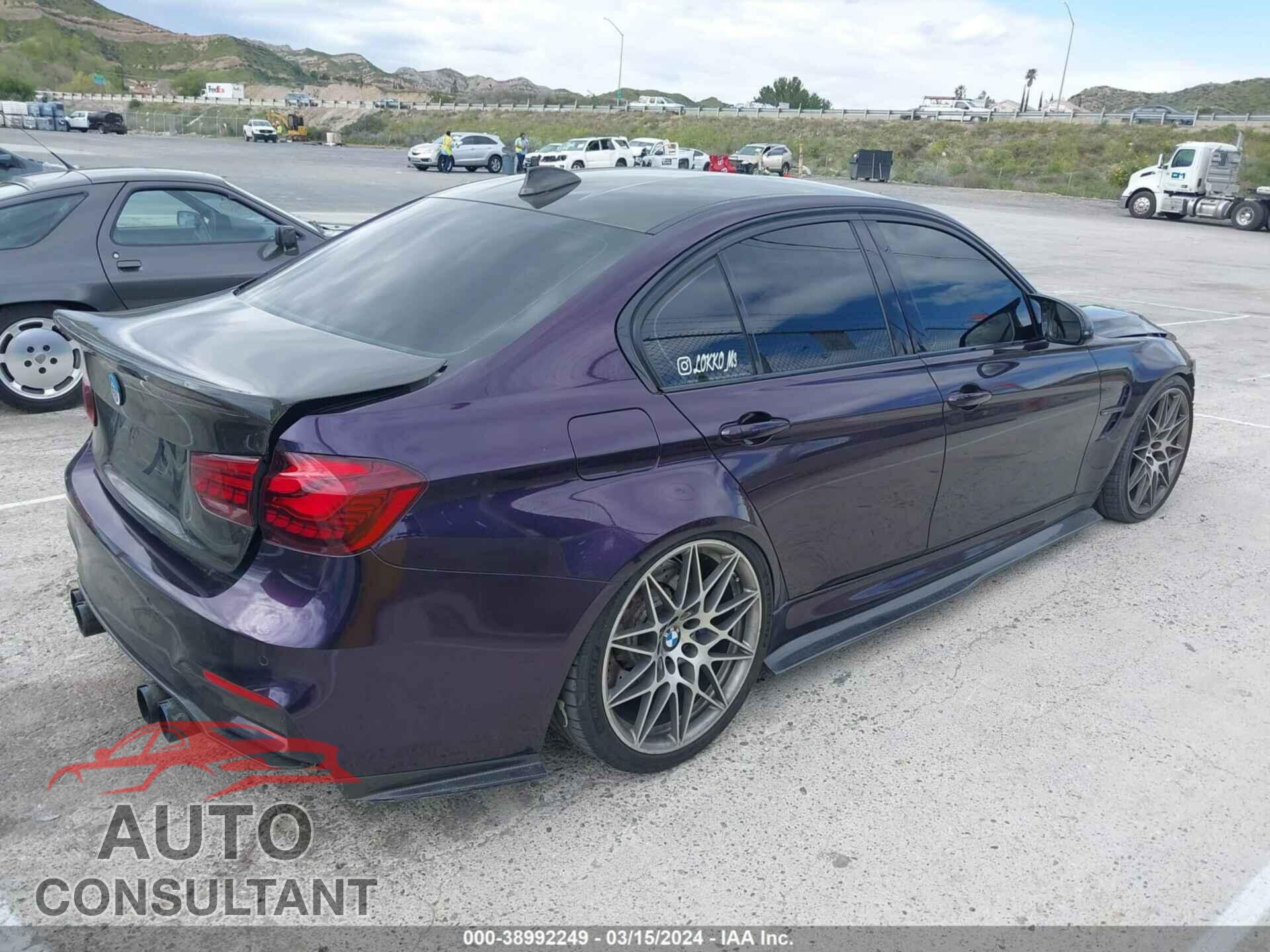 BMW M3 2018 - WBS8M9C58J5J79761