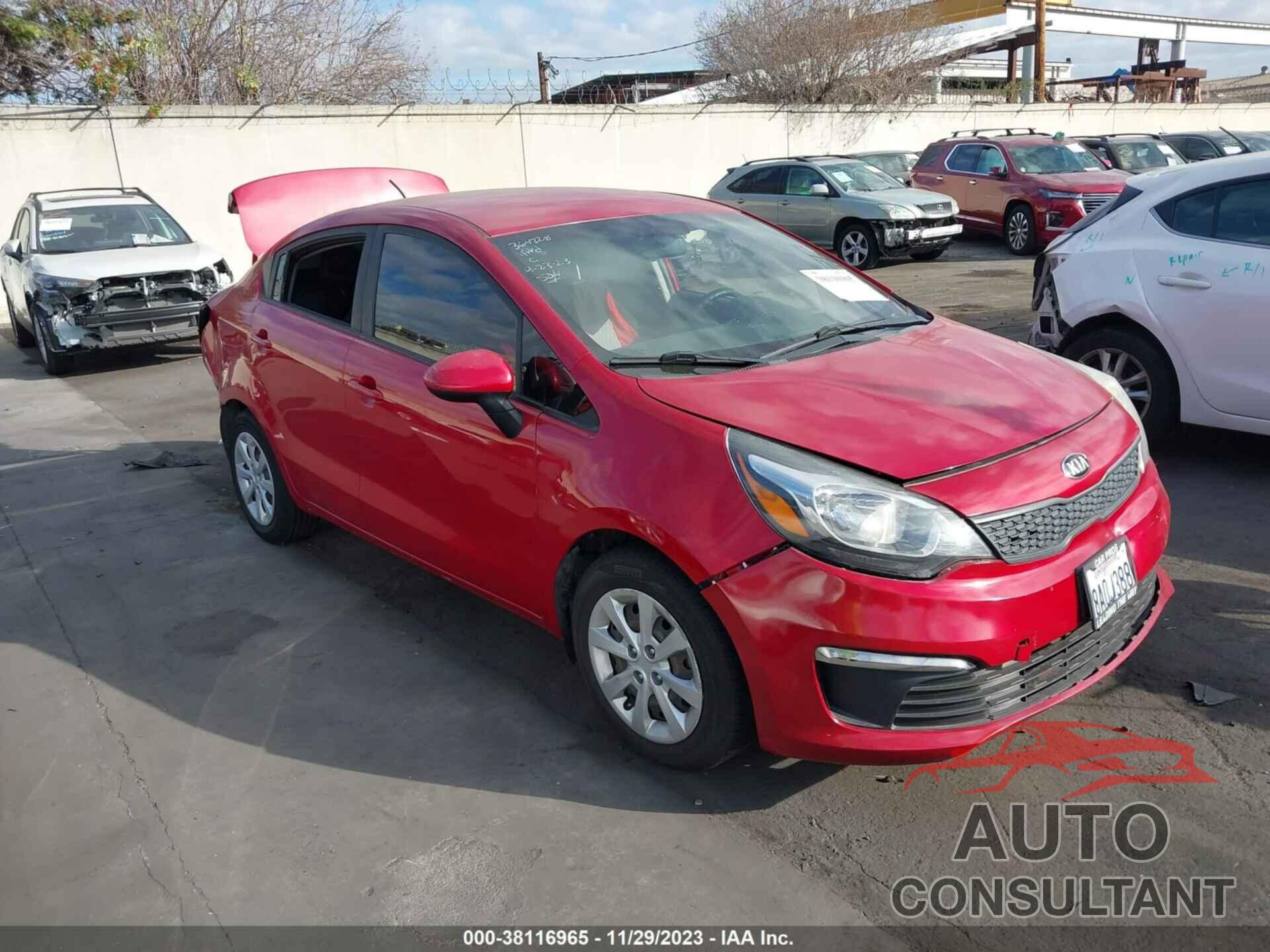 KIA RIO 2017 - KNADM4A33H6117499