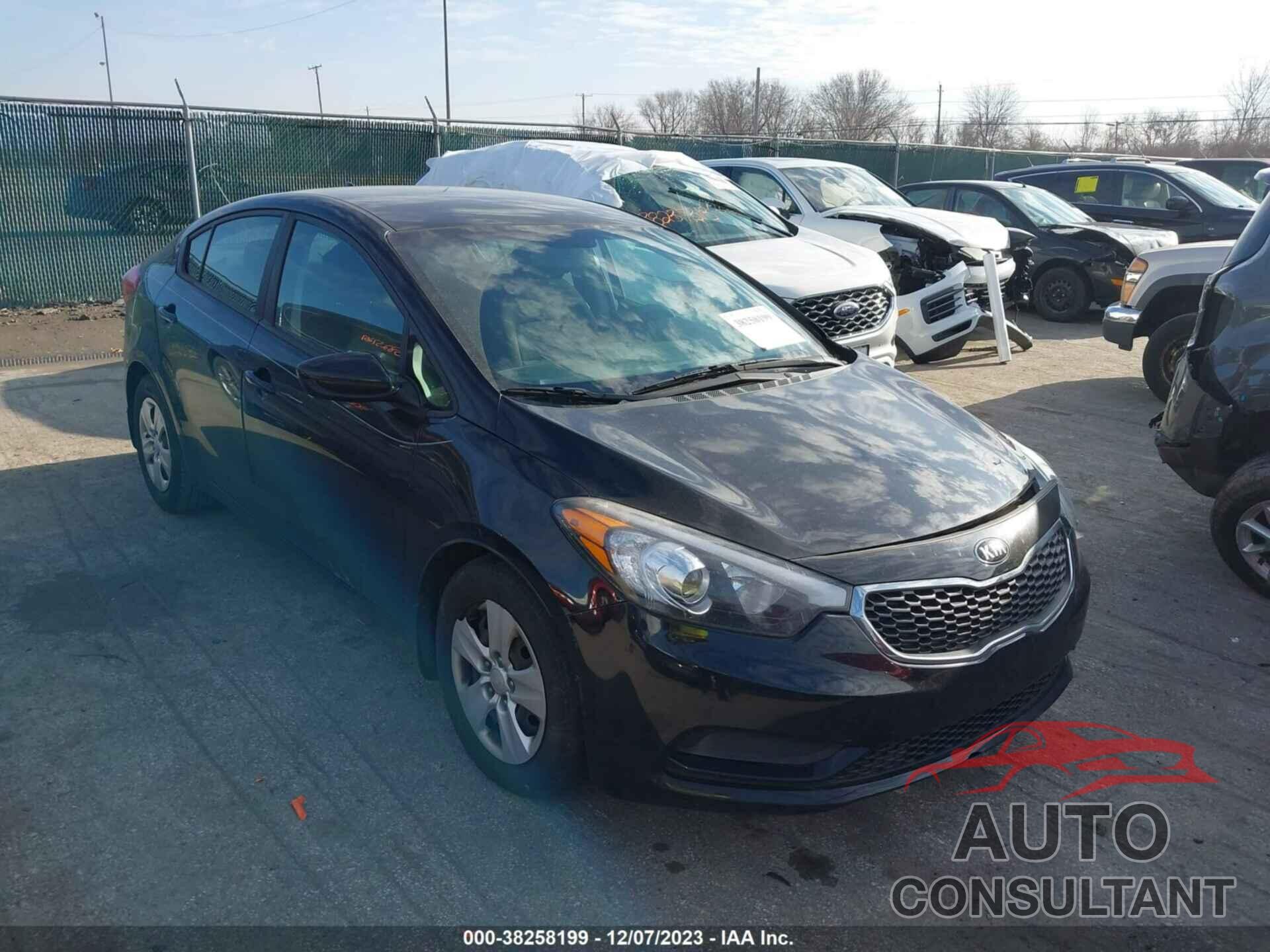 KIA FORTE 2016 - KNAFK4A69G5616269