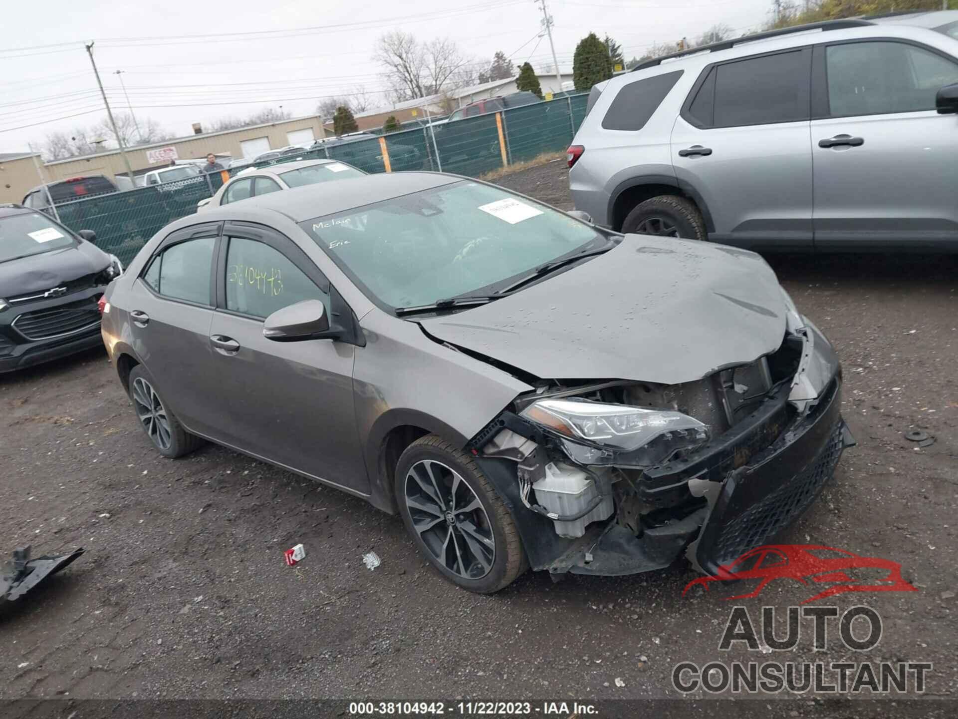TOYOTA COROLLA 2017 - 5YFBURHE2HP590141