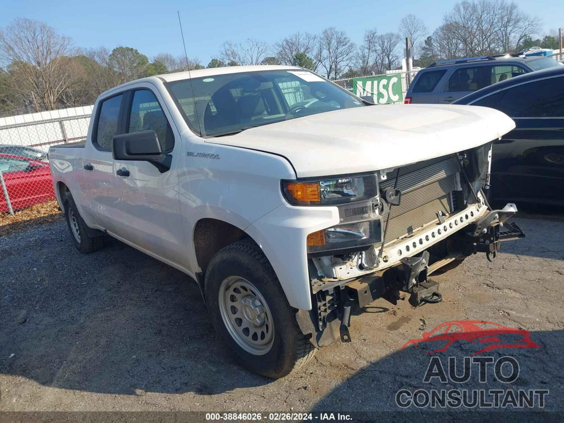 CHEVROLET SILVERADO 1500 2021 - 3GCUYAEF0MG423546