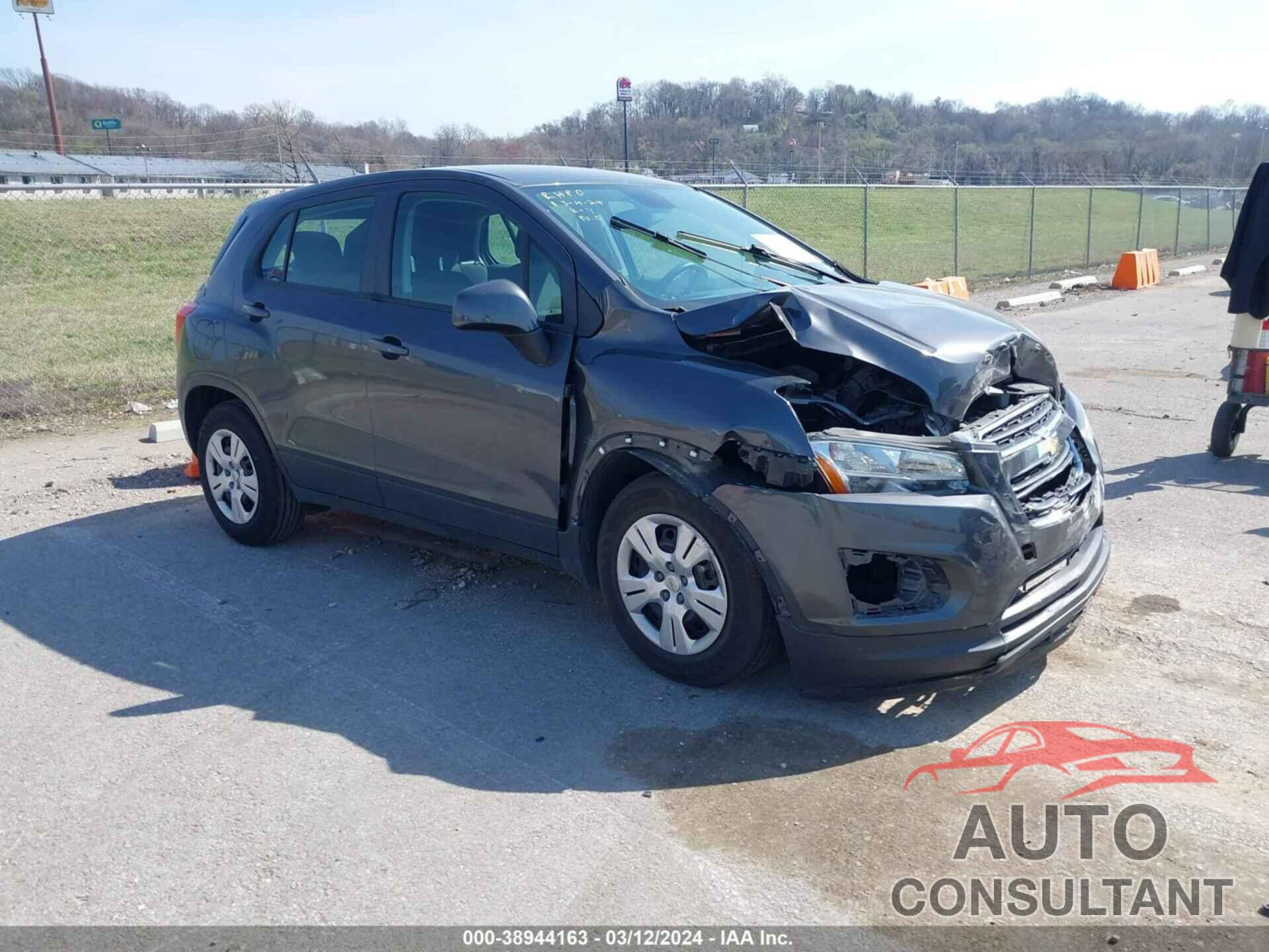 CHEVROLET TRAX 2016 - 3GNCJKSB7GL234127