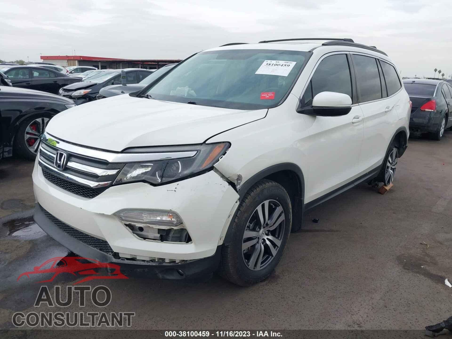 HONDA PILOT 2017 - 5FNYF6H52HB097588