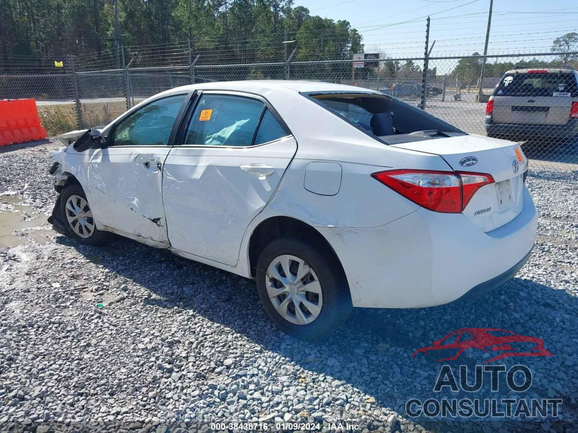 TOYOTA COROLLA 2016 - 2T1BURHE8GC635470