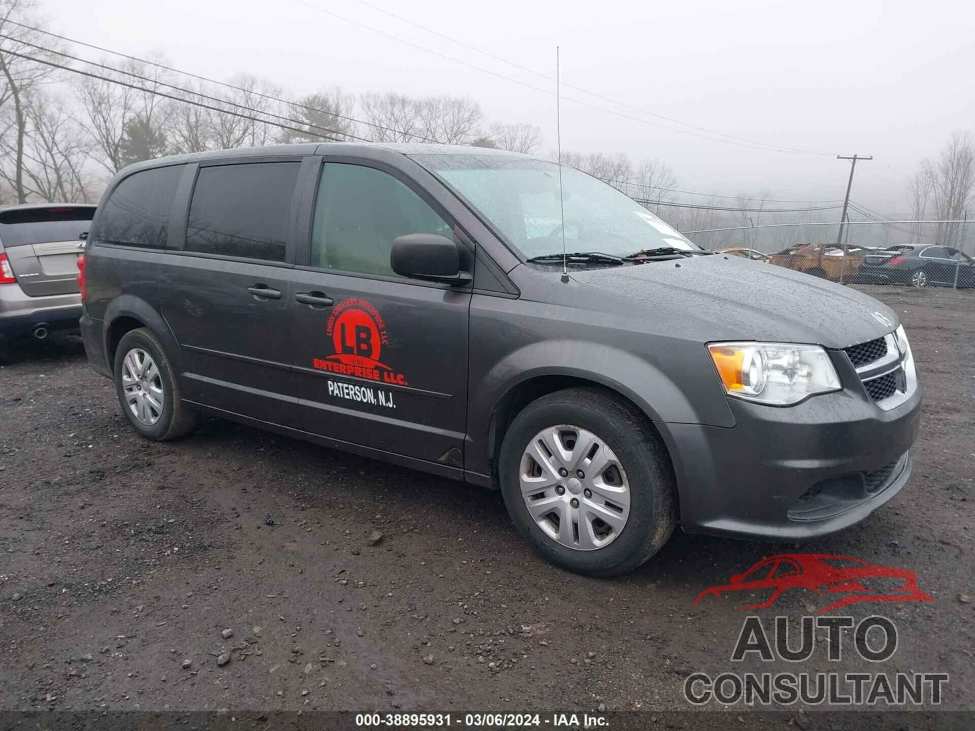 DODGE GRAND CARAVAN 2016 - 2C4RDGBGXGR345230