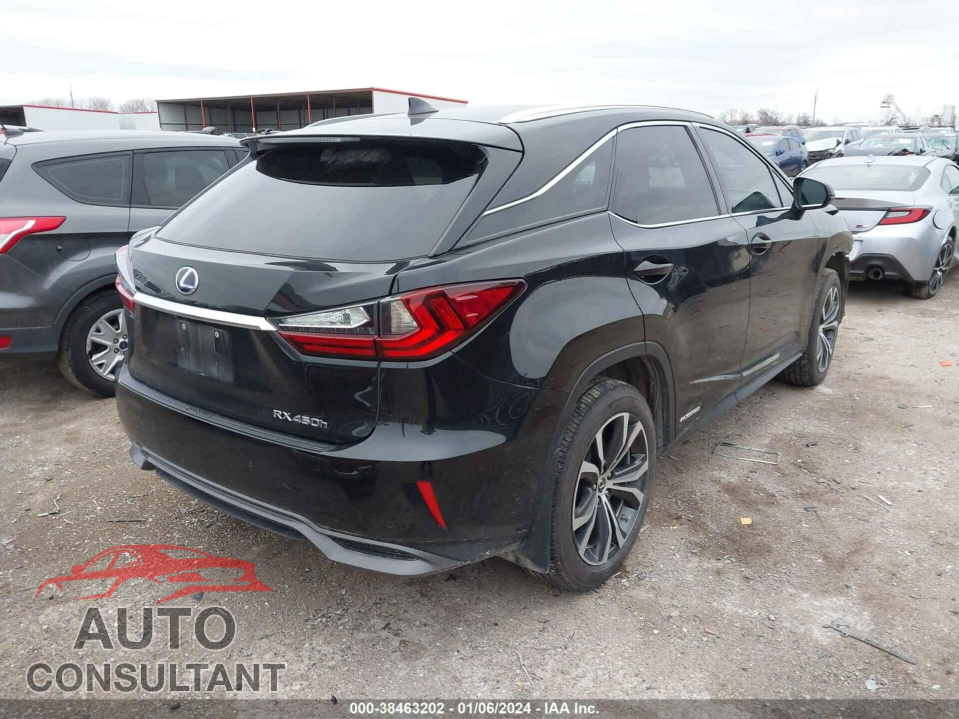 LEXUS RX 2019 - 2T2BGMCA8KC039729