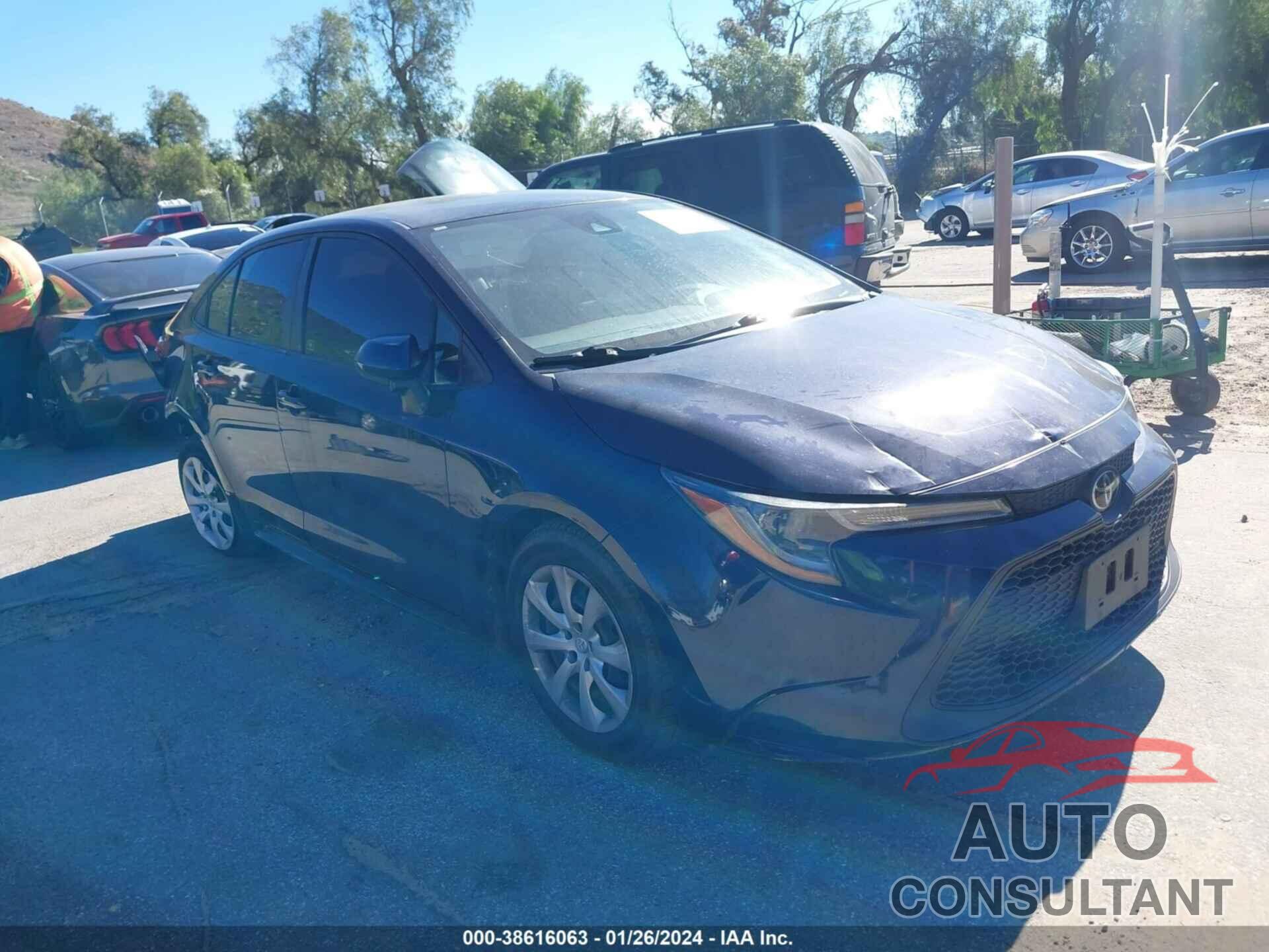 TOYOTA COROLLA 2020 - JTDEPRAE2LJ106061