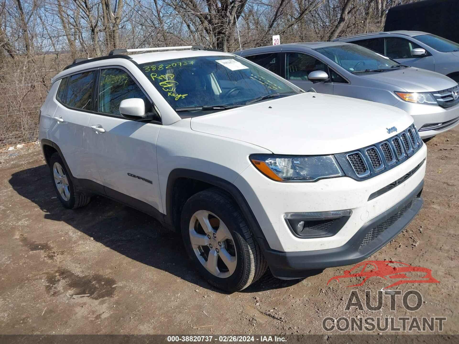 JEEP COMPASS 2018 - 3C4NJDBB7JT185693