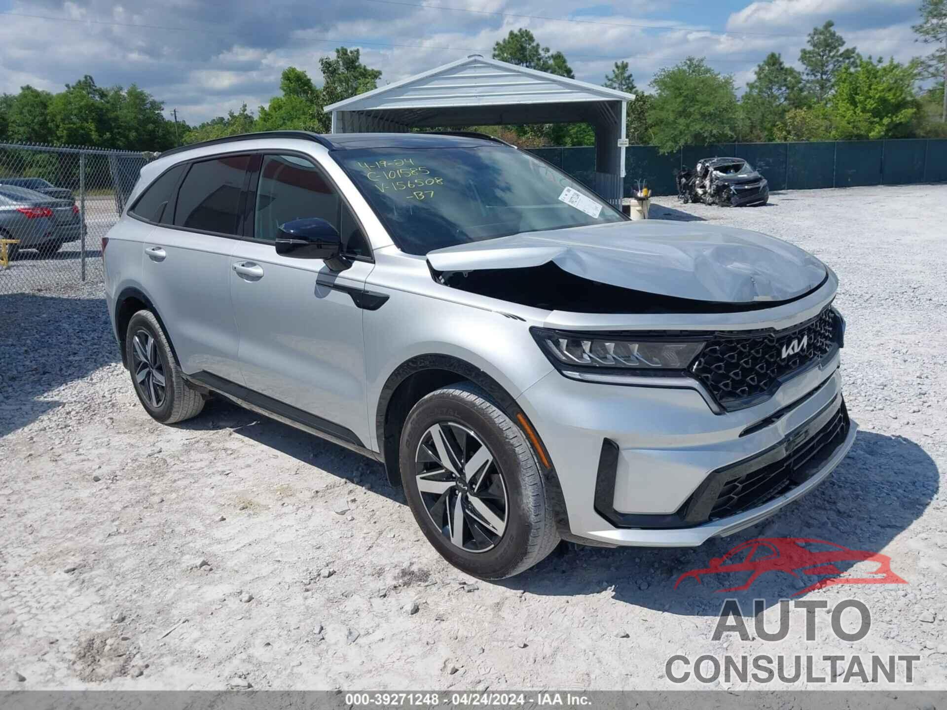 KIA SORENTO 2022 - 5XYRL4LC6NG156508