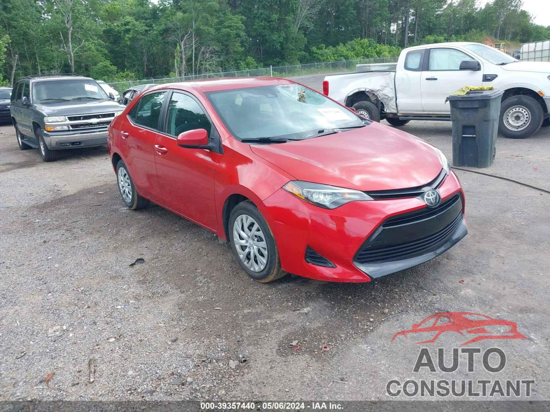 TOYOTA COROLLA 2019 - 5YFBURHE1KP915742