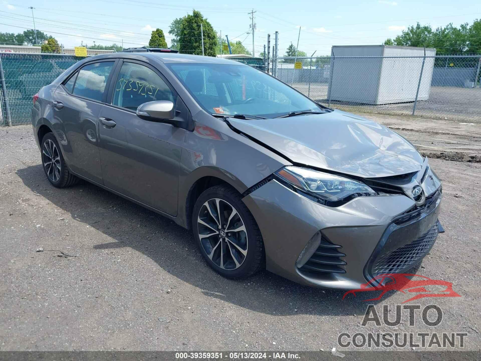 TOYOTA COROLLA 2019 - 2T1BURHE4KC198060