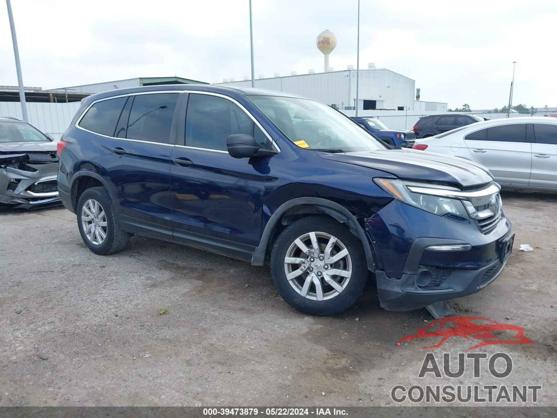 HONDA PILOT 2019 - 5FNYF5H1XKB026833