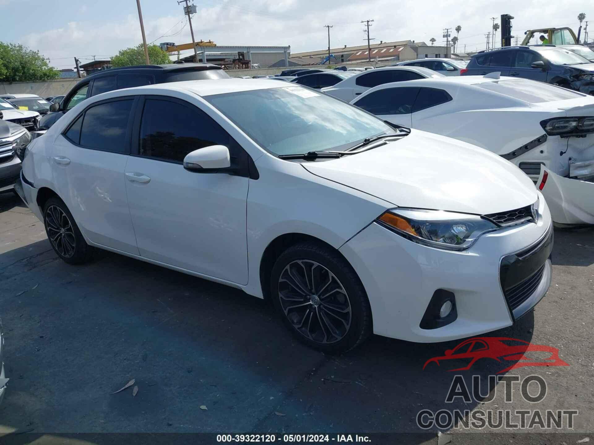 TOYOTA COROLLA 2016 - 5YFBURHE1GP562507