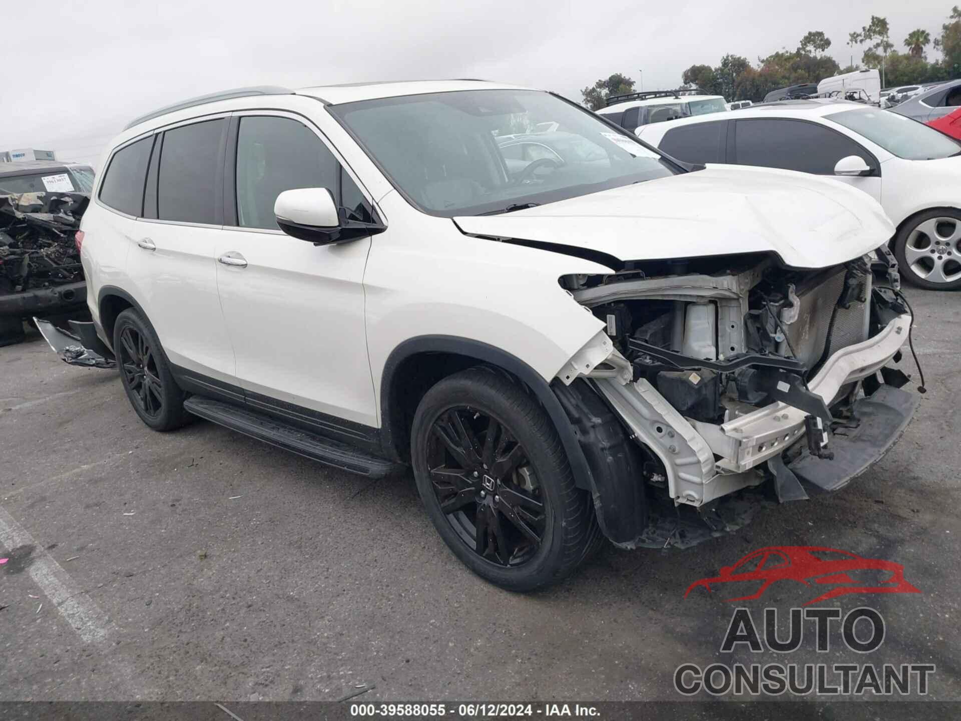 HONDA PILOT 2019 - 5FNYF5H9XKB026174